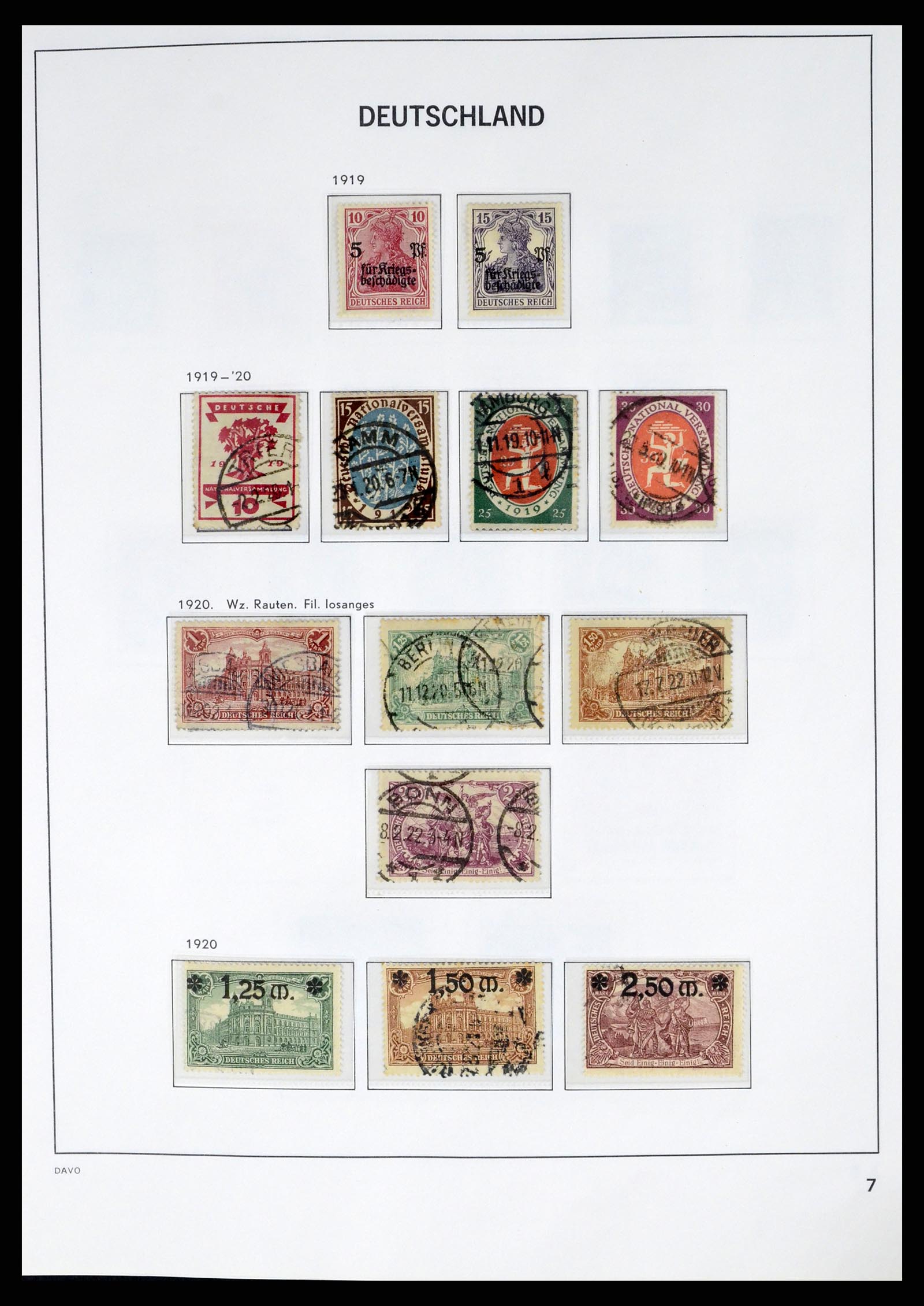 37384 007 - Postzegelverzameling 37384 Duitse Rijk 1872-1945.