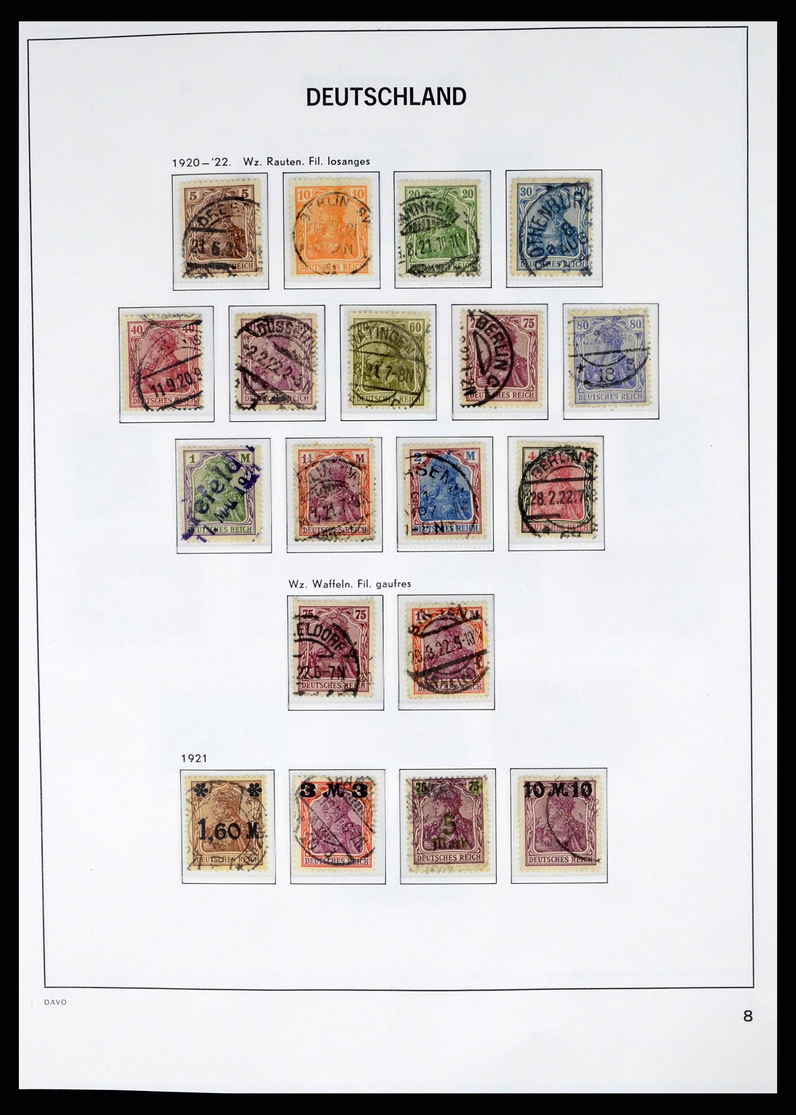 37384 009 - Postzegelverzameling 37384 Duitse Rijk 1872-1945.