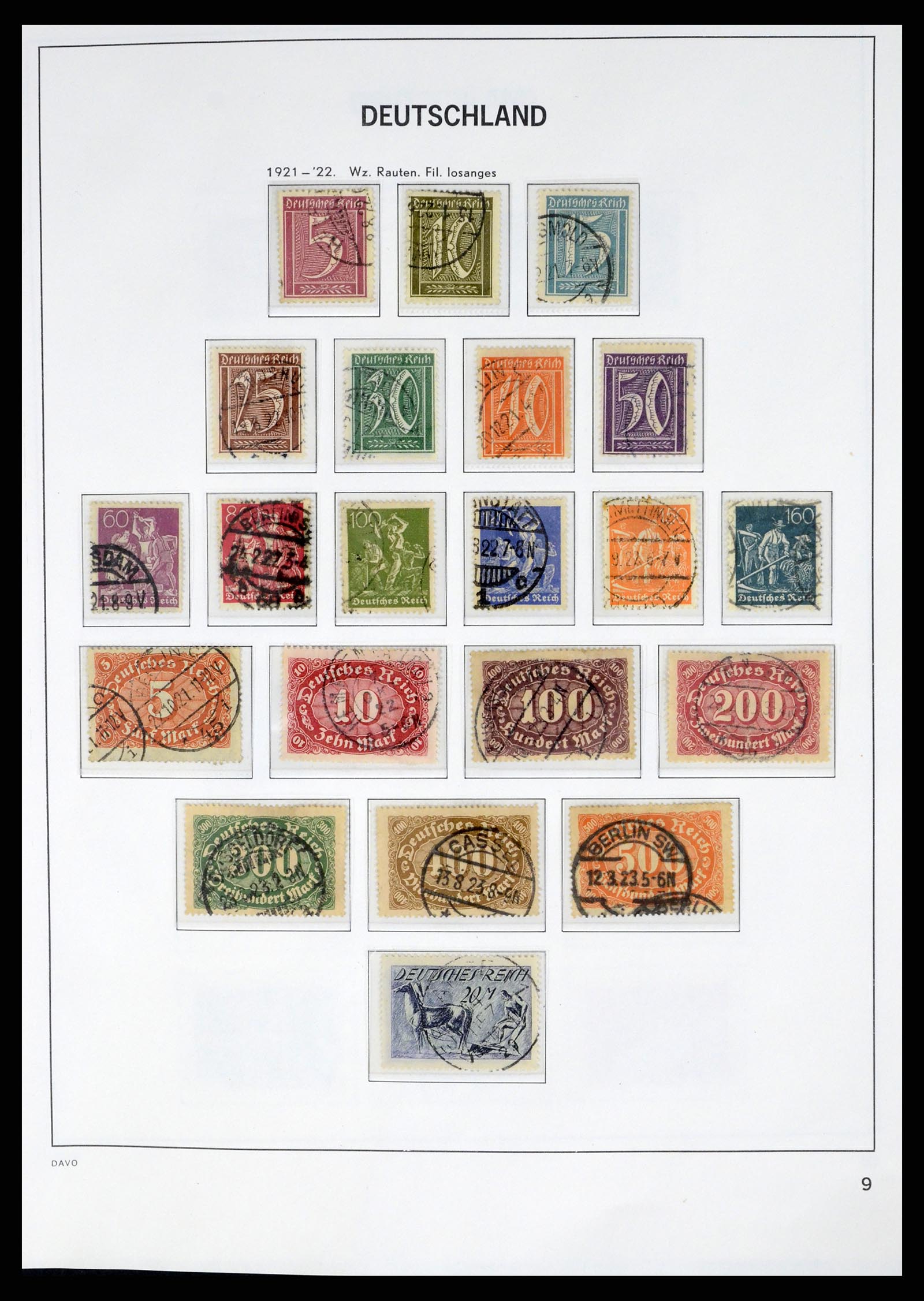37384 010 - Postzegelverzameling 37384 Duitse Rijk 1872-1945.