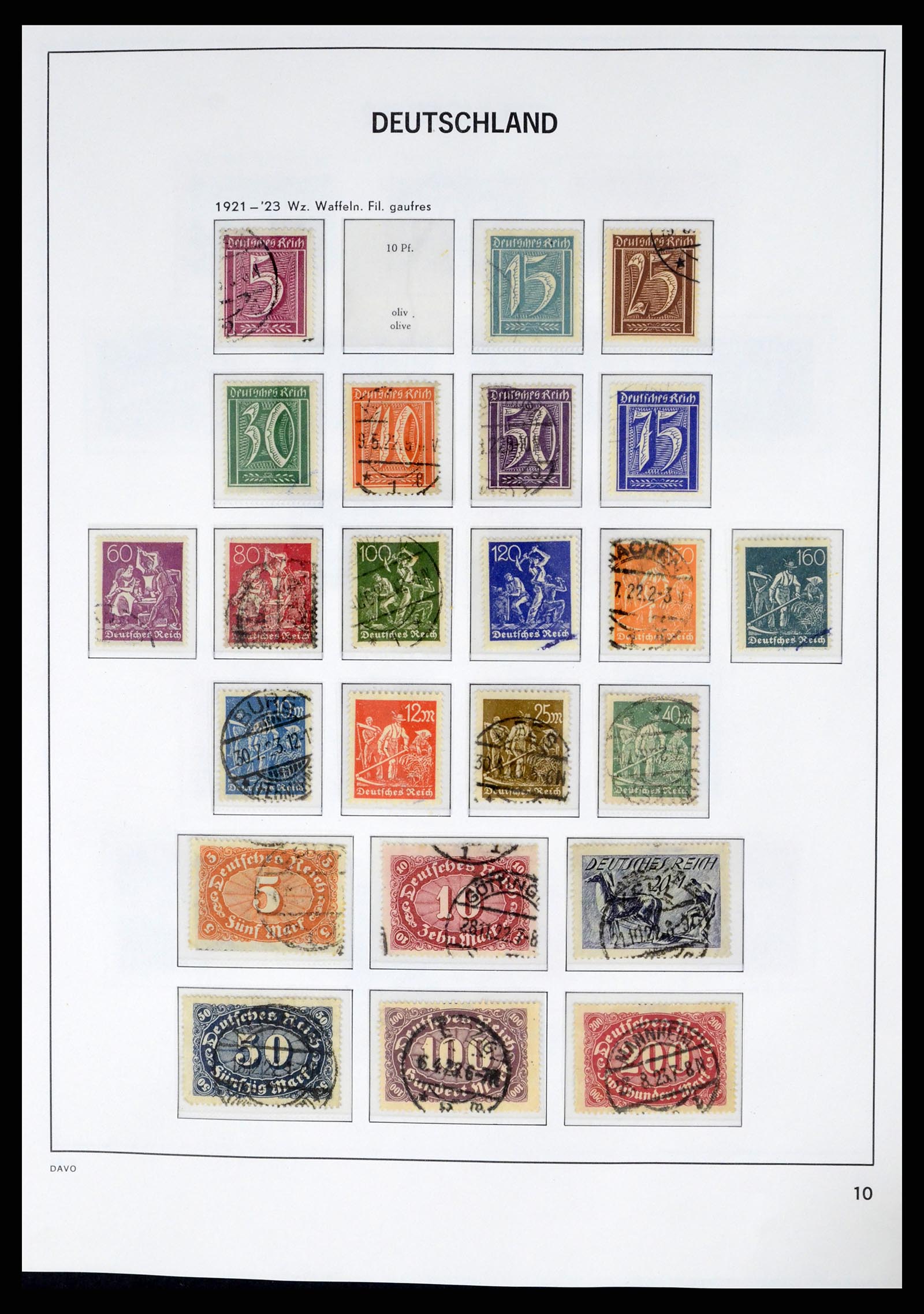 37384 011 - Postzegelverzameling 37384 Duitse Rijk 1872-1945.