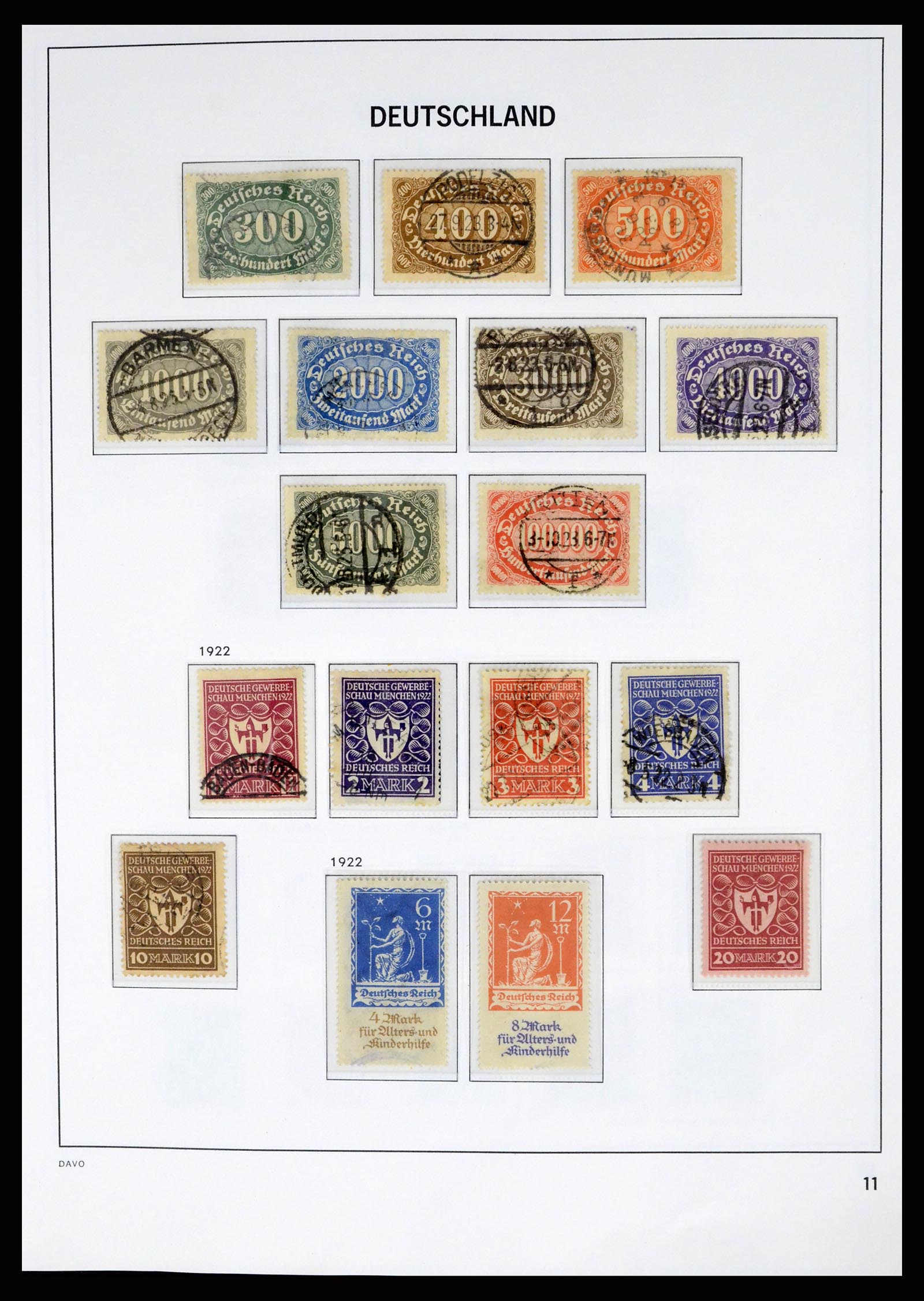 37384 012 - Postzegelverzameling 37384 Duitse Rijk 1872-1945.