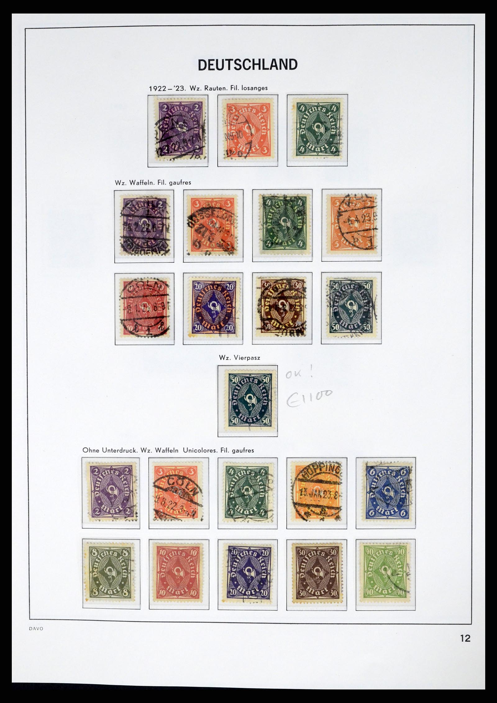 37384 013 - Stamp collection 37384 German Reich 1872-1945.