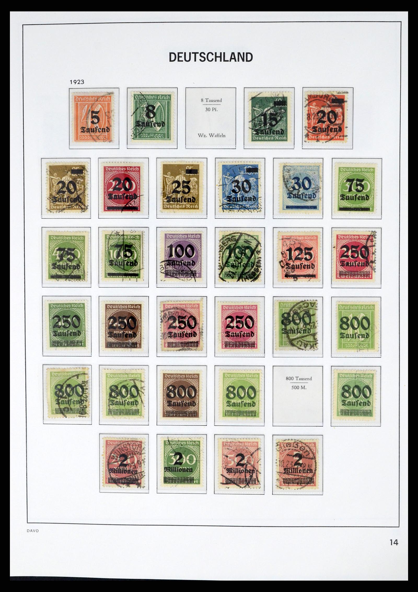 37384 015 - Postzegelverzameling 37384 Duitse Rijk 1872-1945.