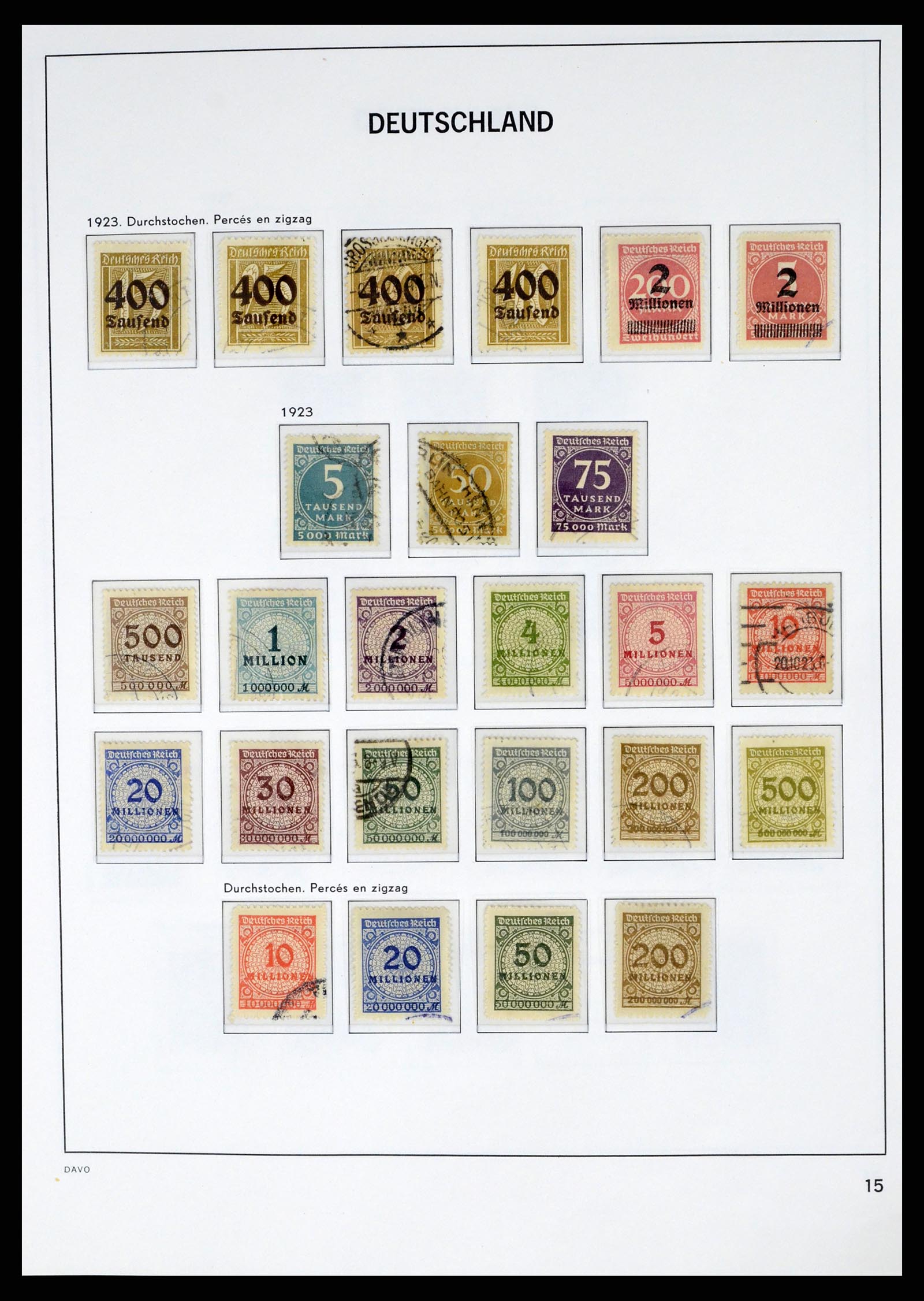 37384 016 - Stamp collection 37384 German Reich 1872-1945.