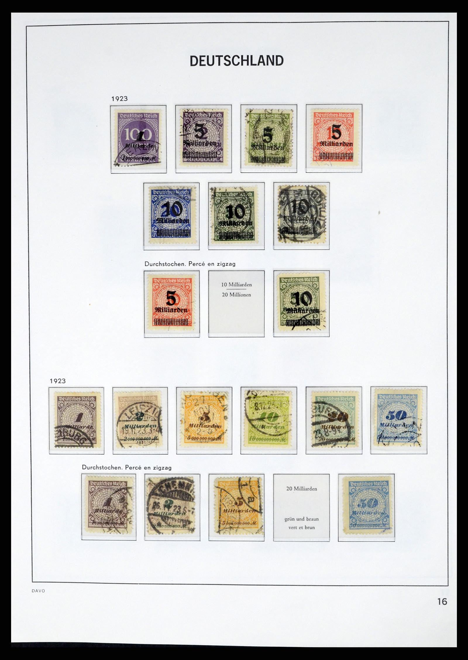 37384 017 - Stamp collection 37384 German Reich 1872-1945.