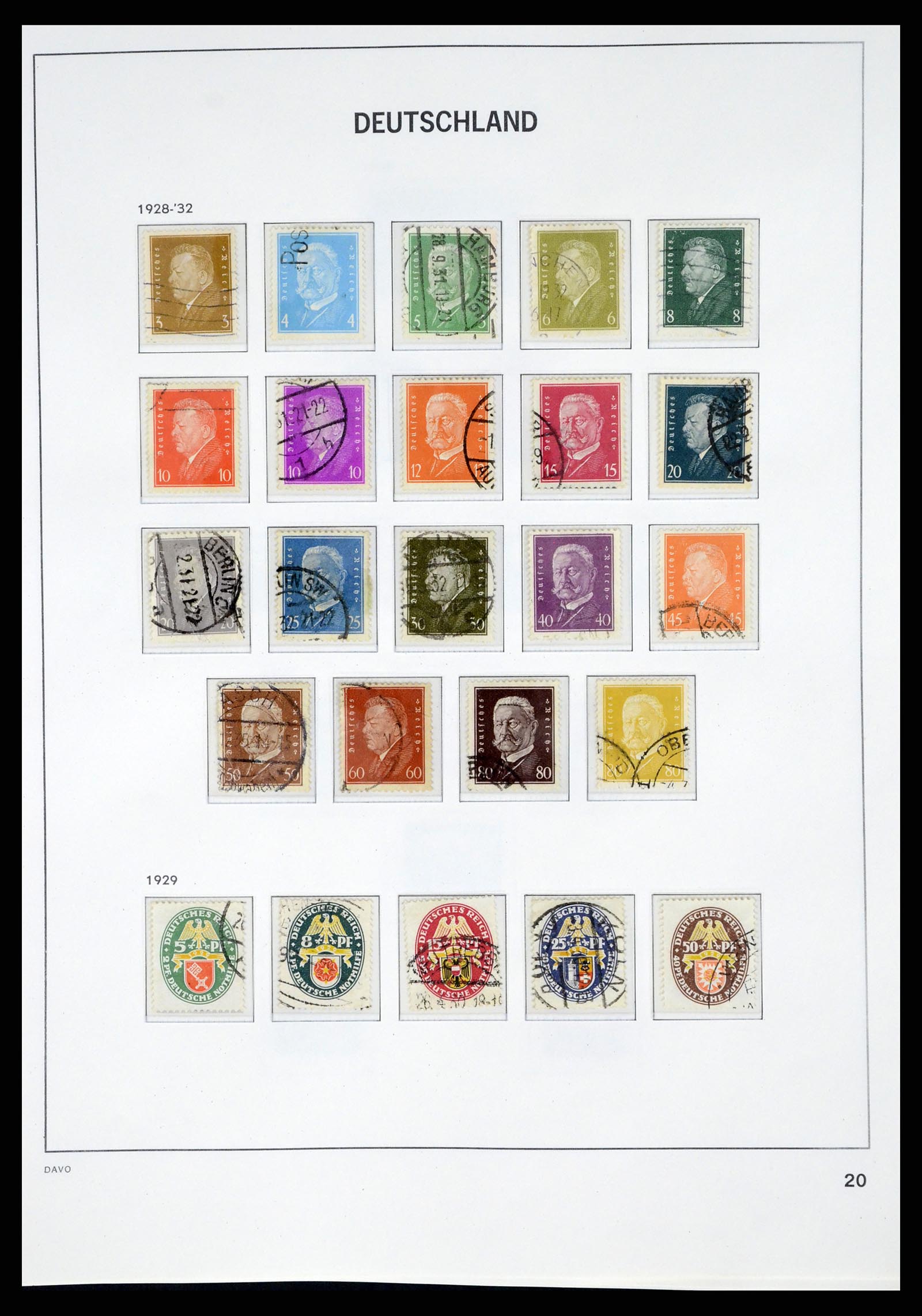 37384 021 - Stamp collection 37384 German Reich 1872-1945.