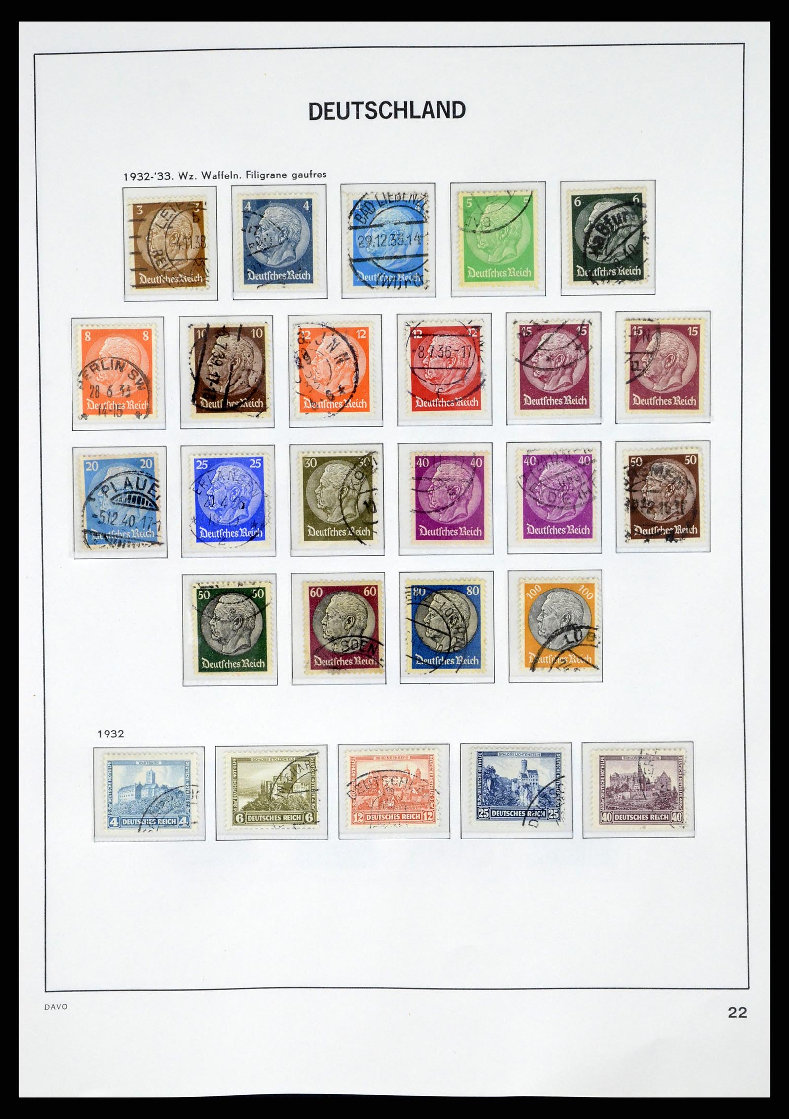 37384 023 - Stamp collection 37384 German Reich 1872-1945.