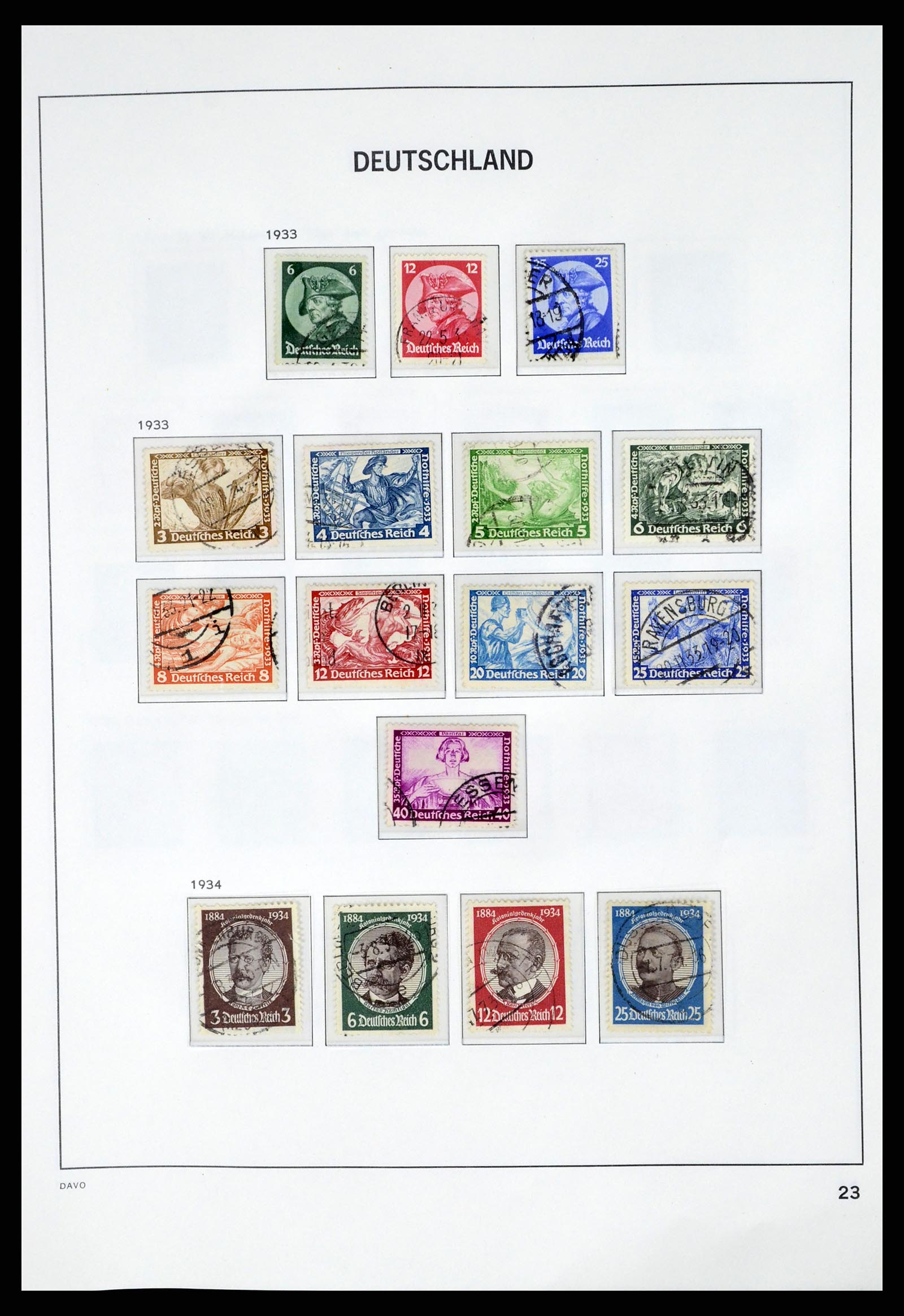 37384 024 - Stamp collection 37384 German Reich 1872-1945.