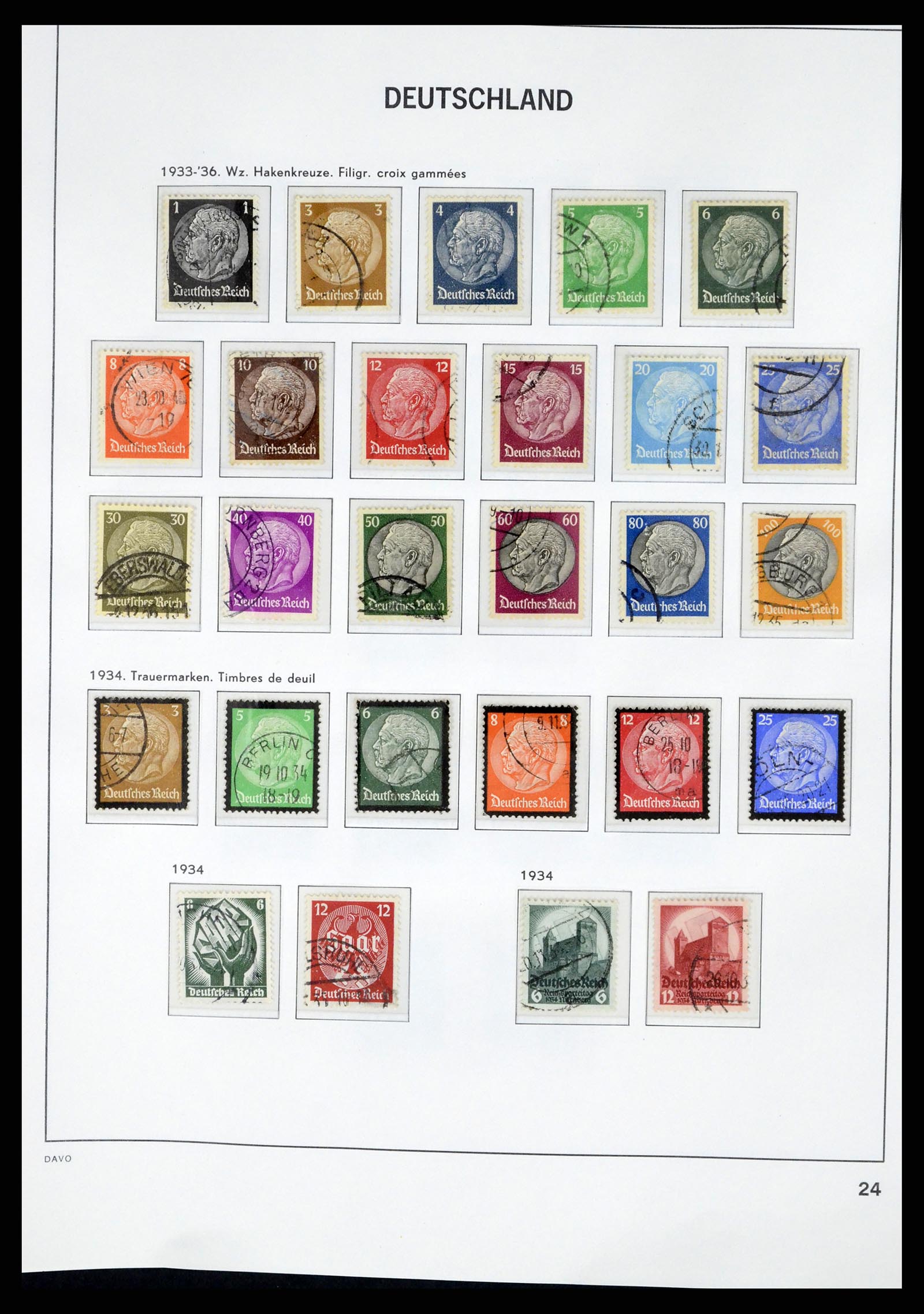 37384 025 - Stamp collection 37384 German Reich 1872-1945.