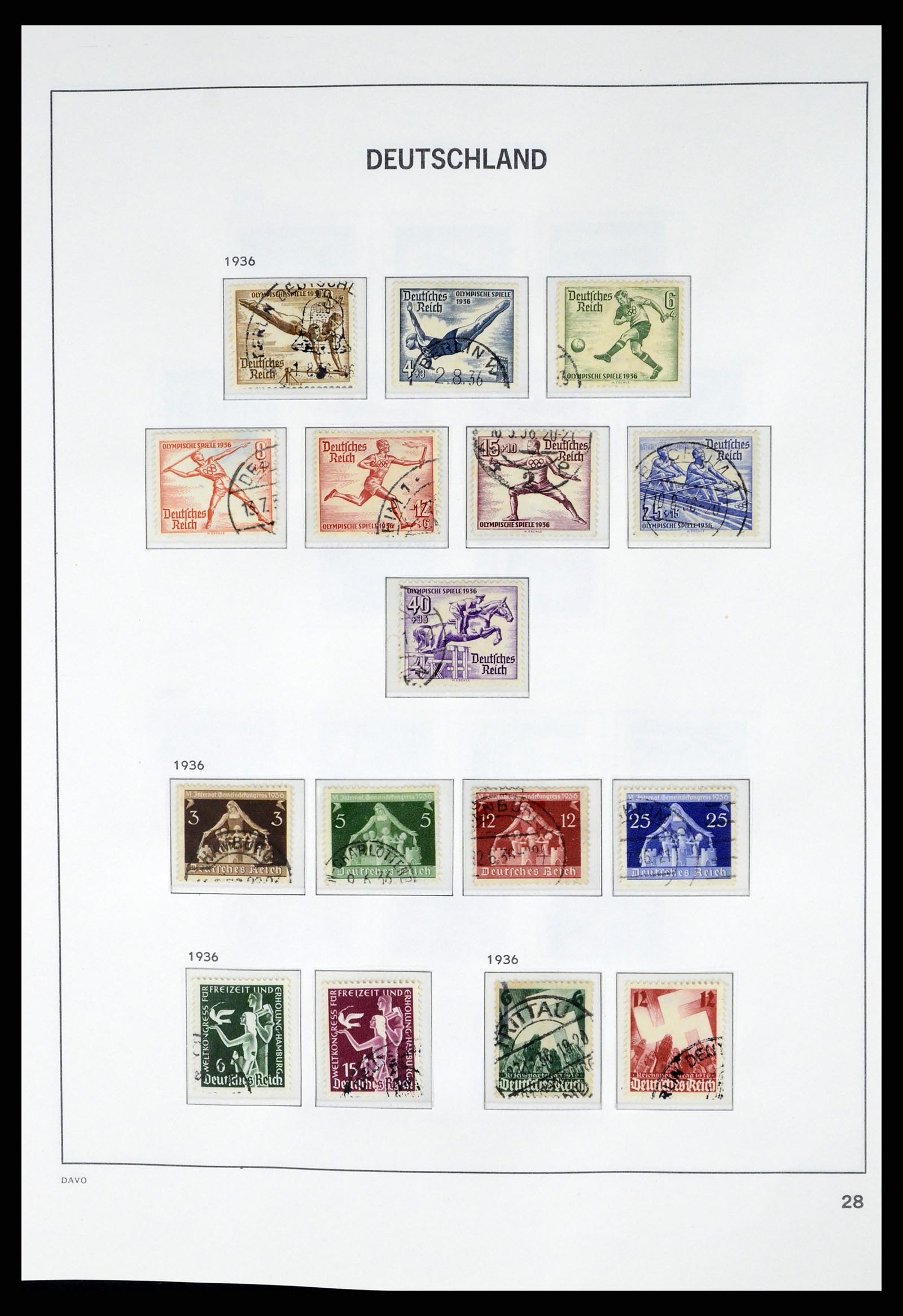 37384 029 - Stamp collection 37384 German Reich 1872-1945.
