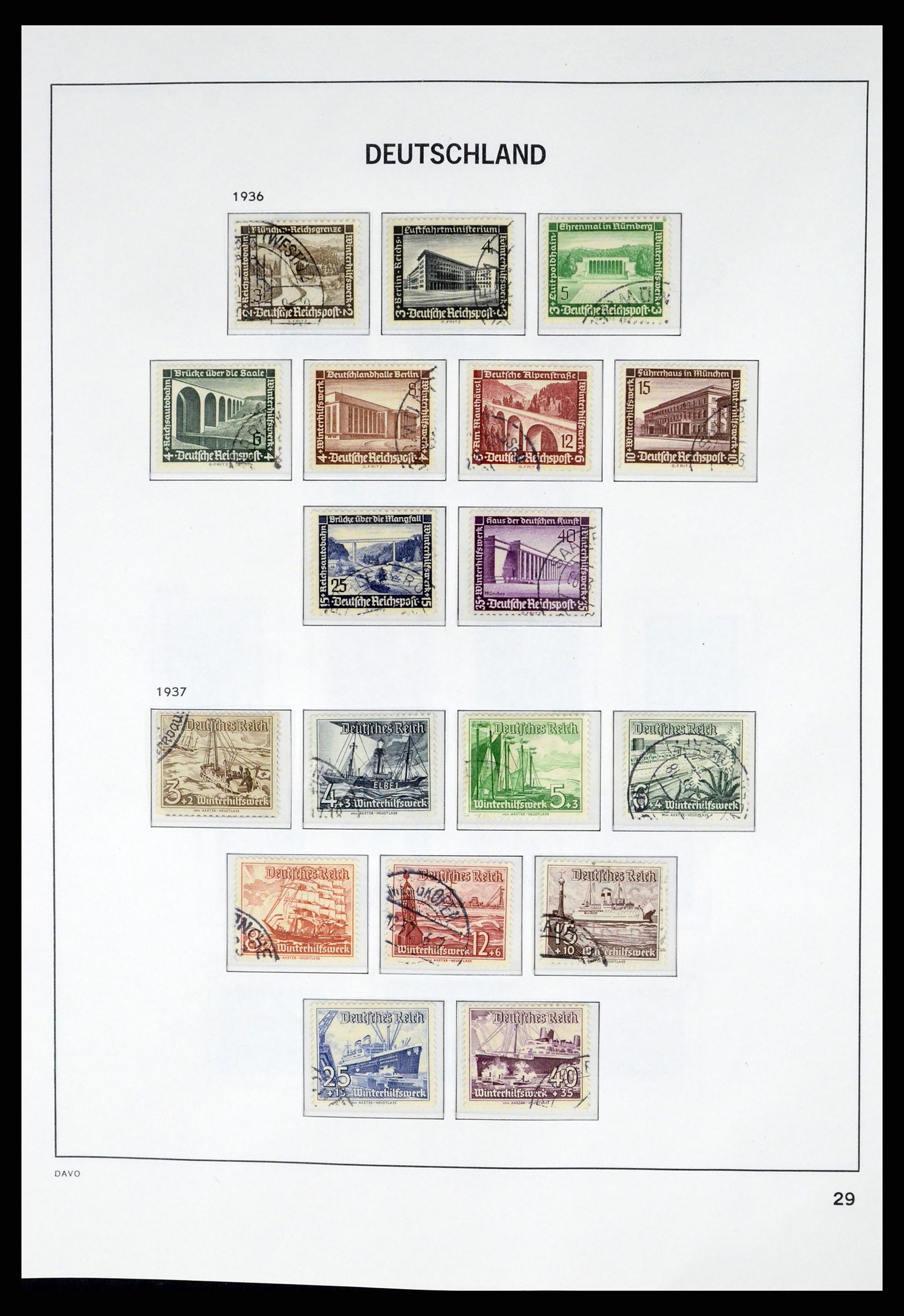 37384 030 - Postzegelverzameling 37384 Duitse Rijk 1872-1945.