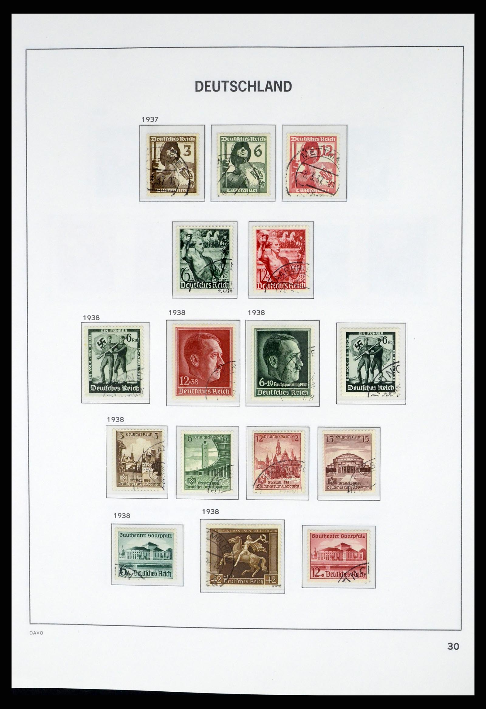 37384 031 - Postzegelverzameling 37384 Duitse Rijk 1872-1945.