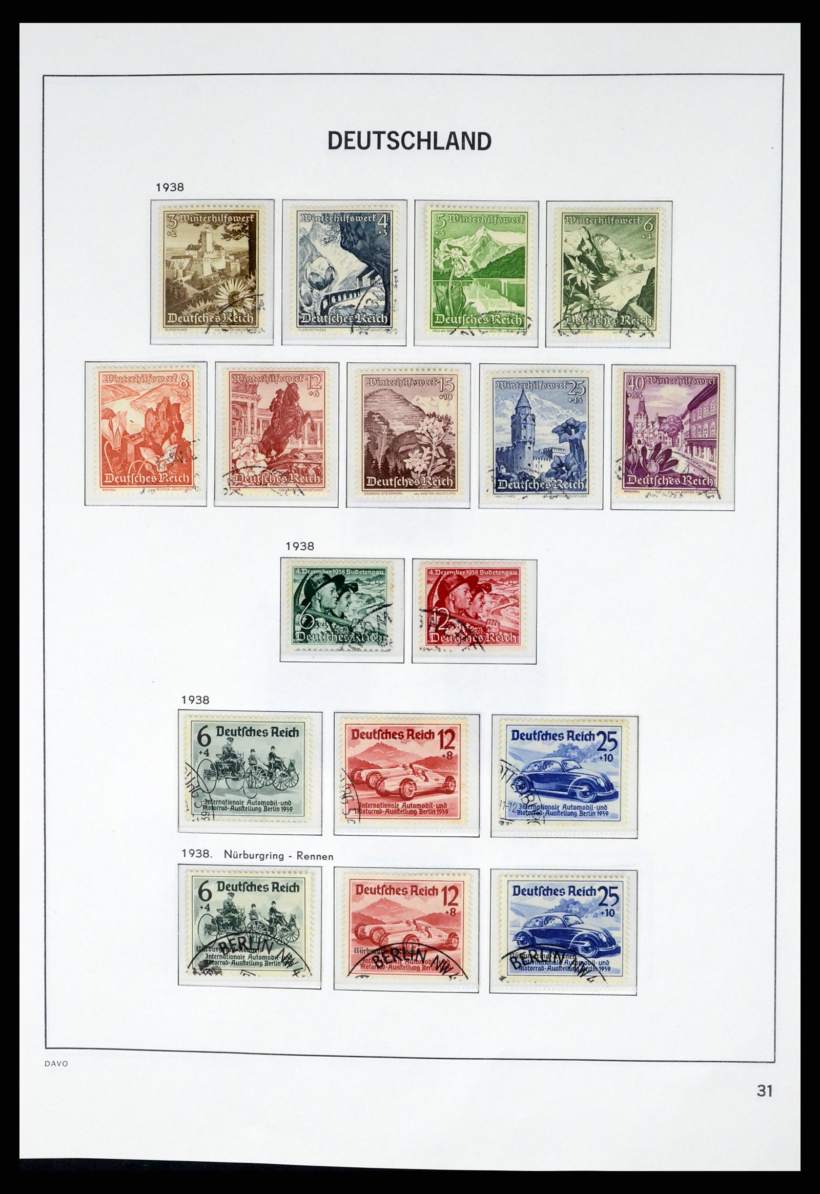37384 032 - Postzegelverzameling 37384 Duitse Rijk 1872-1945.