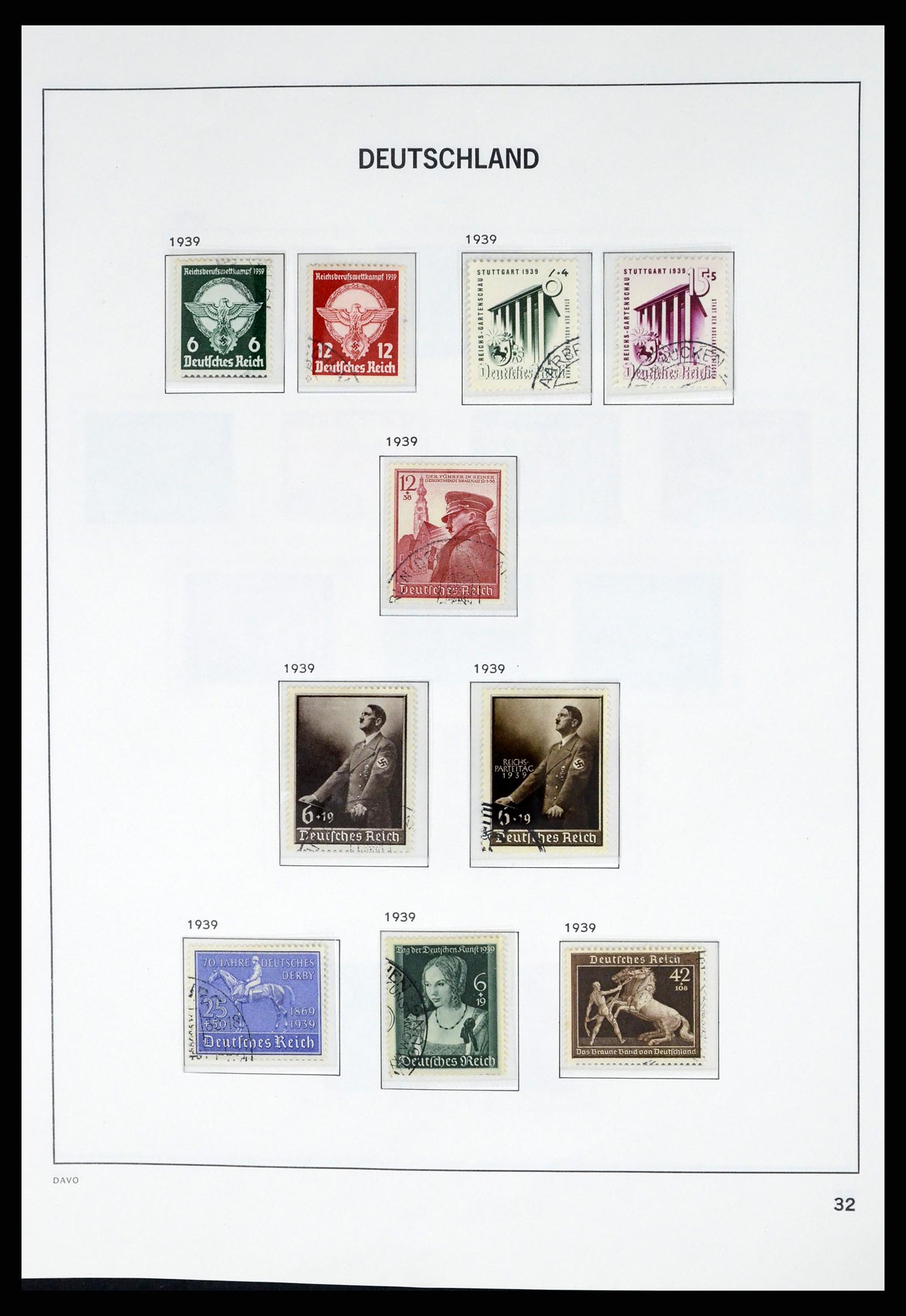 37384 033 - Postzegelverzameling 37384 Duitse Rijk 1872-1945.