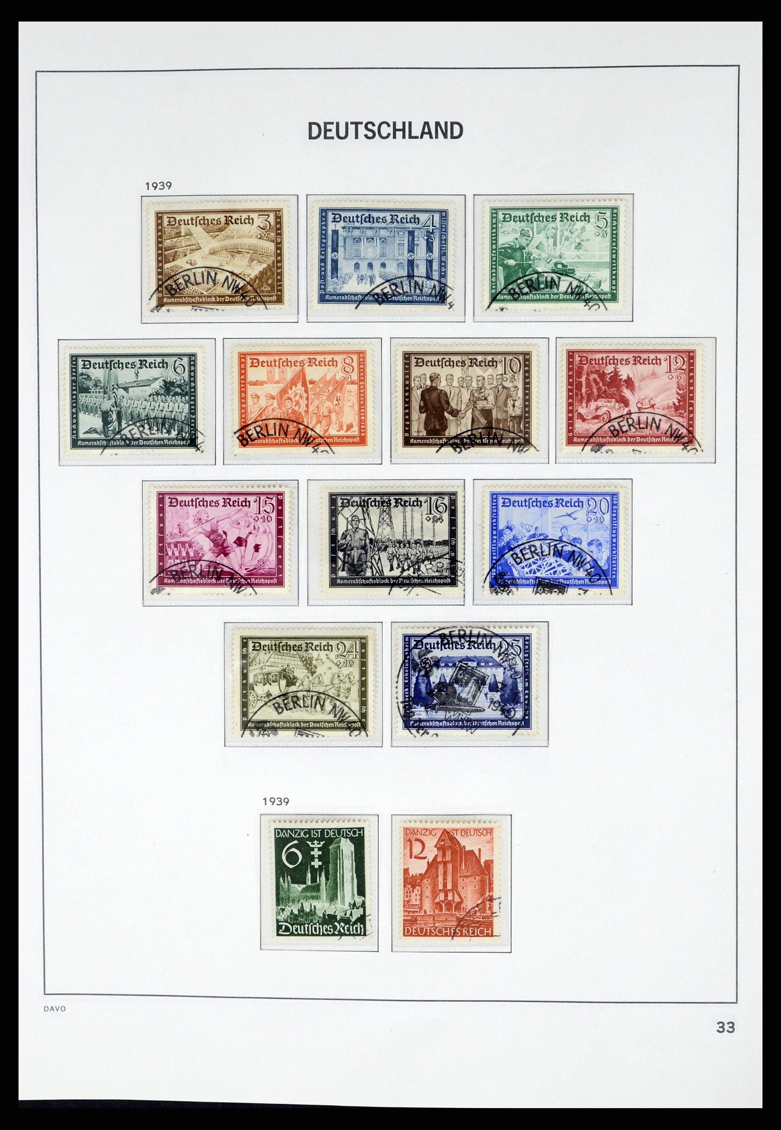 37384 034 - Postzegelverzameling 37384 Duitse Rijk 1872-1945.
