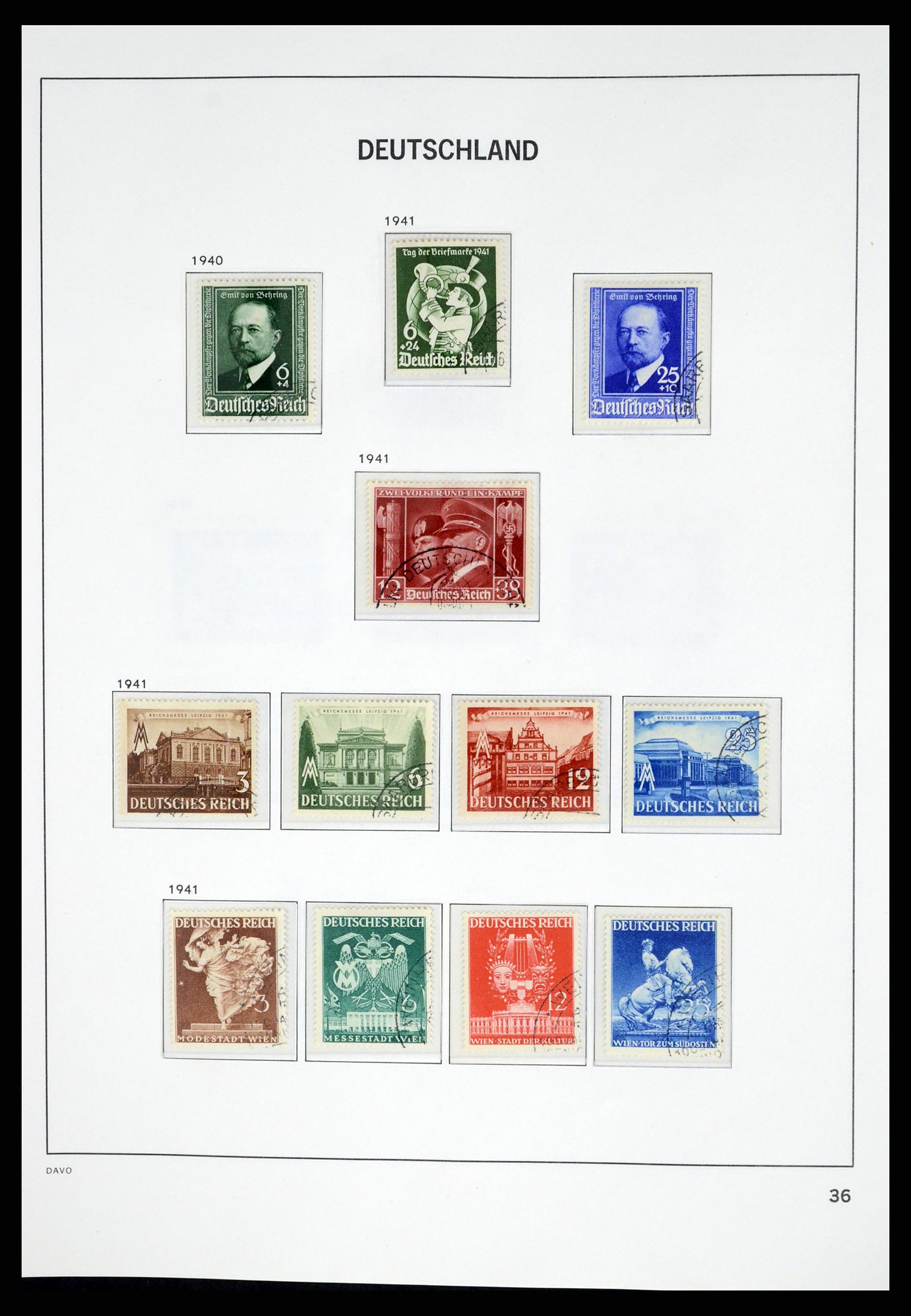 37384 038 - Stamp collection 37384 German Reich 1872-1945.
