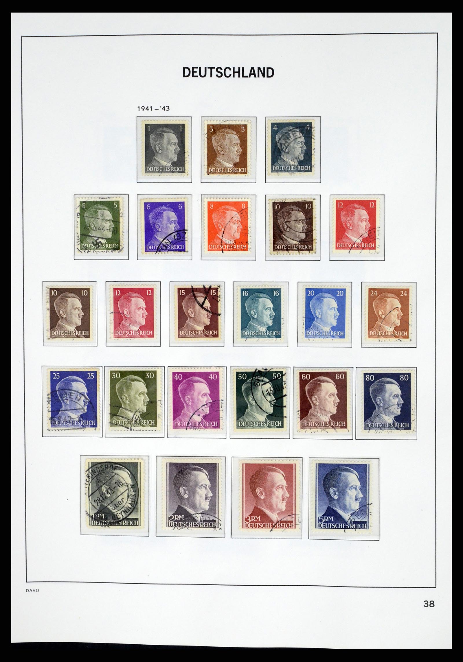 37384 040 - Postzegelverzameling 37384 Duitse Rijk 1872-1945.