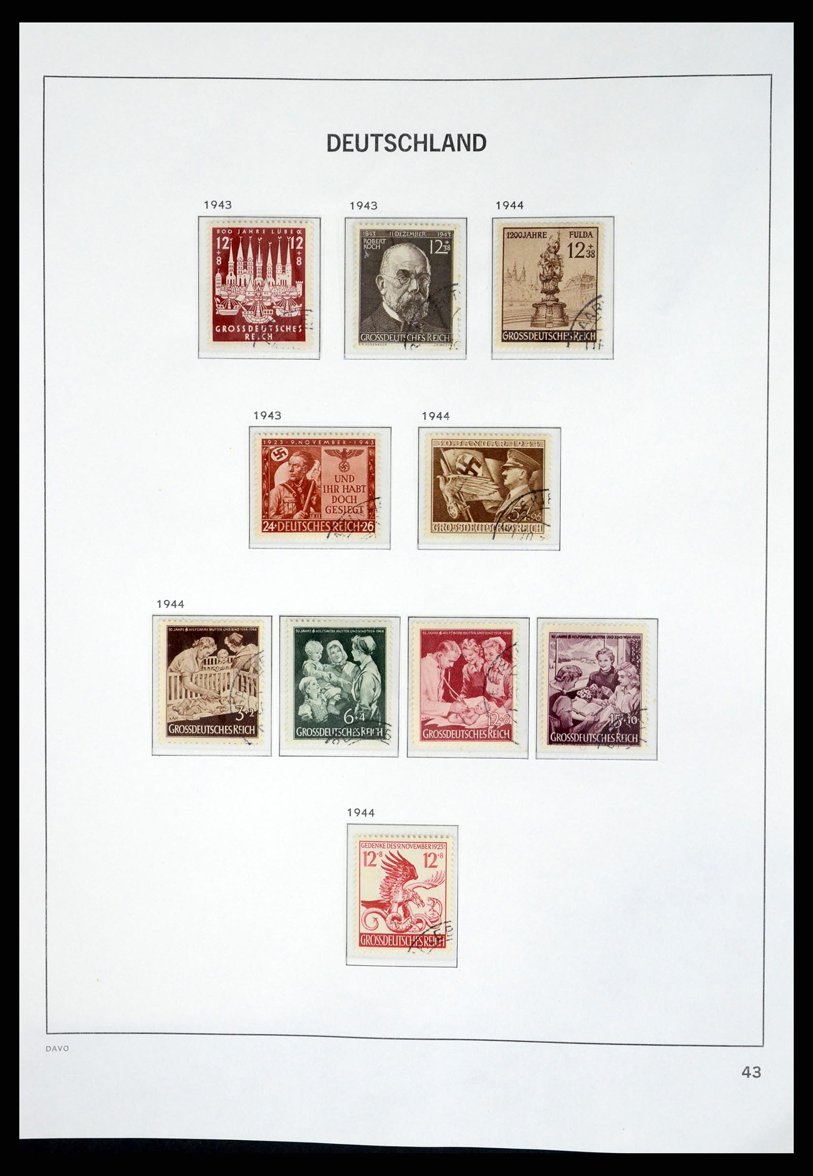 37384 045 - Postzegelverzameling 37384 Duitse Rijk 1872-1945.