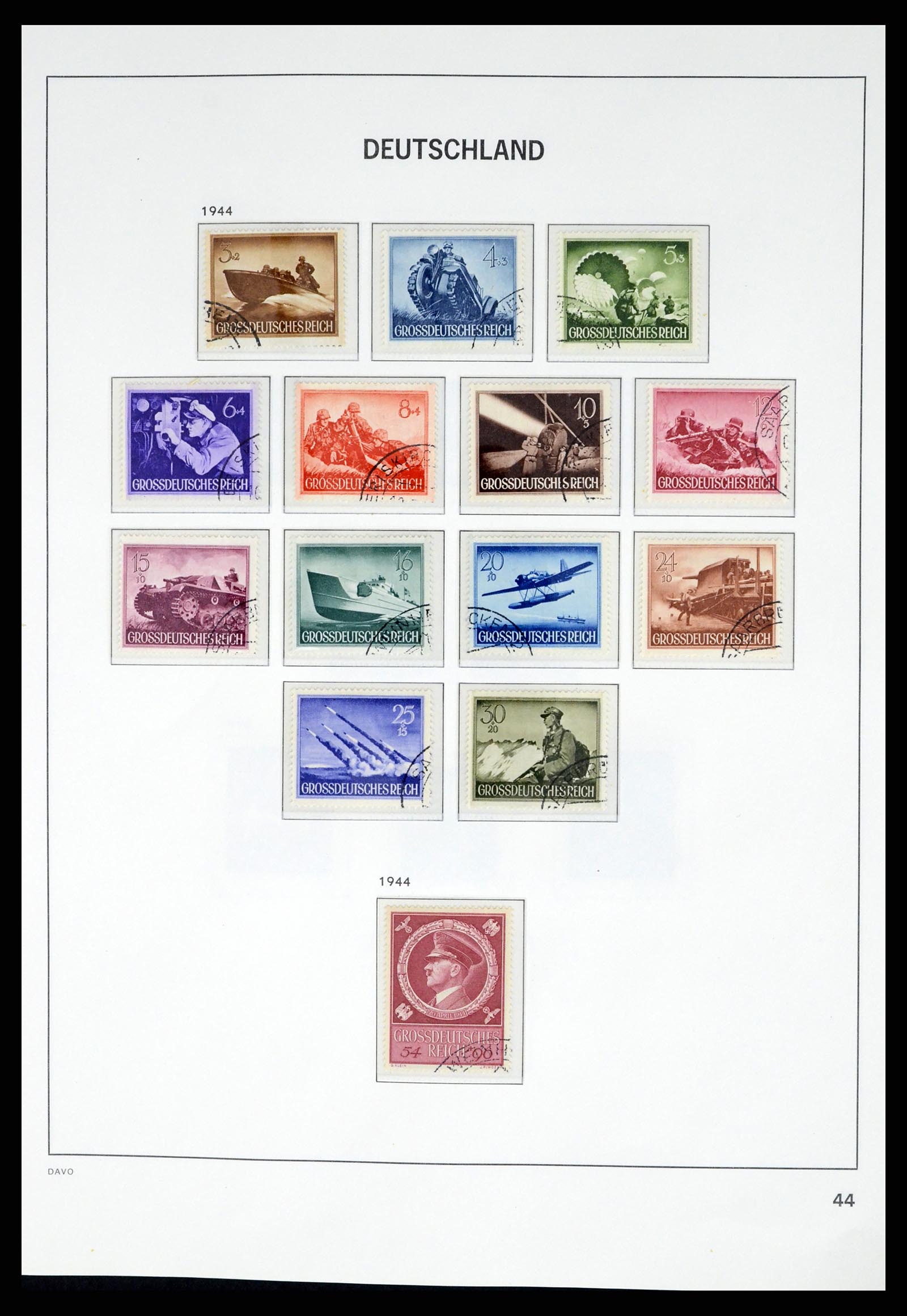 37384 046 - Postzegelverzameling 37384 Duitse Rijk 1872-1945.