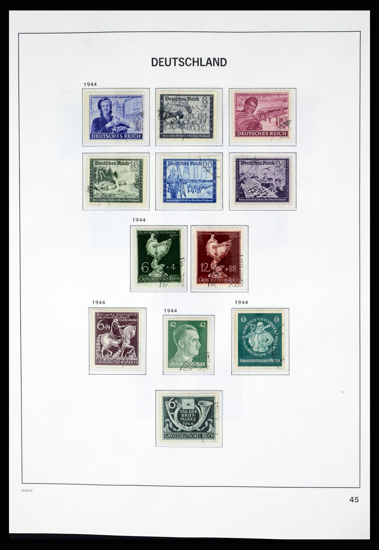 37384 047 - Stamp collection 37384 German Reich 1872-1945.
