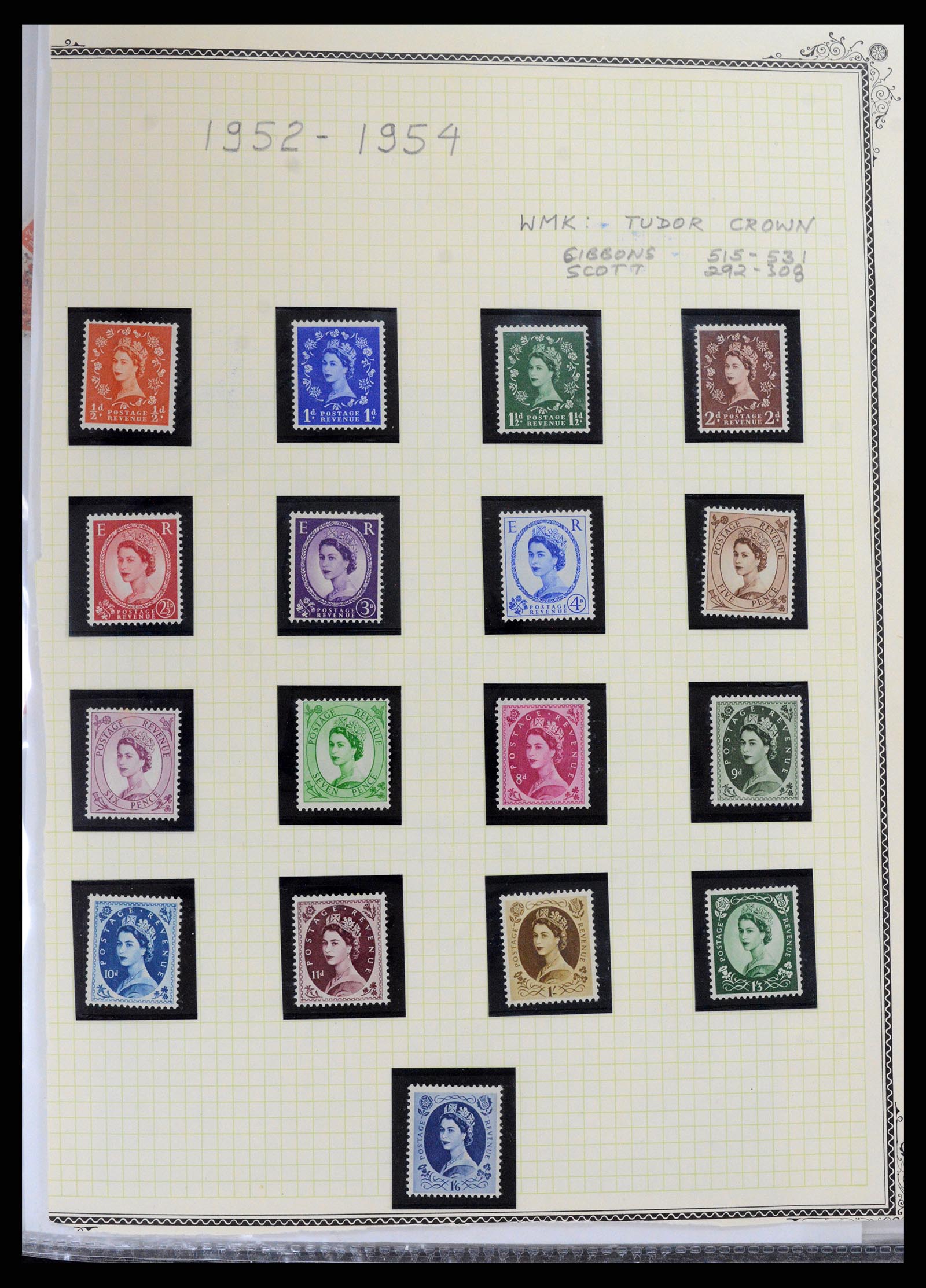 37385 001 - Postzegelverzameling 37385 Engeland 1952-2004.
