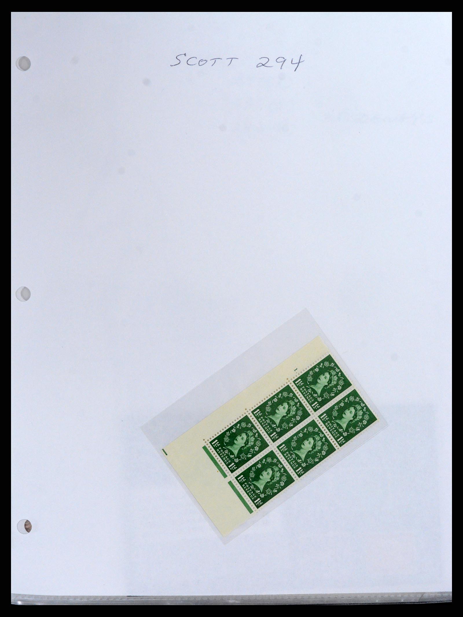 37385 008 - Postzegelverzameling 37385 Engeland 1952-2004.
