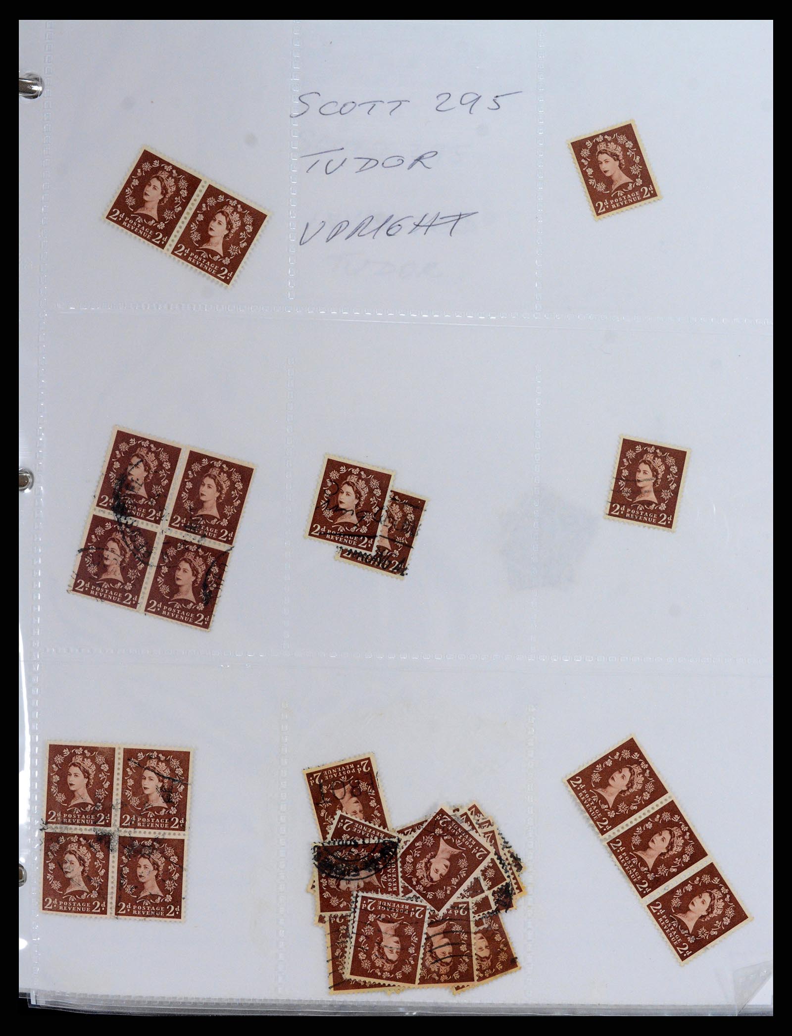 37385 010 - Postzegelverzameling 37385 Engeland 1952-2004.