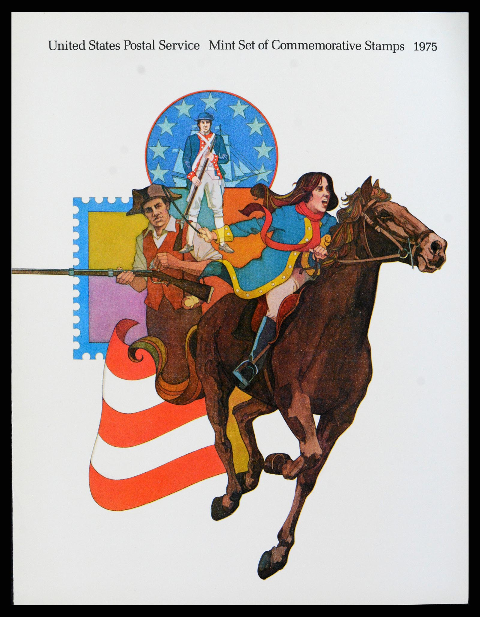 37386 001 - Postzegelverzameling 37386 USA jaarboeken 1975-2000.