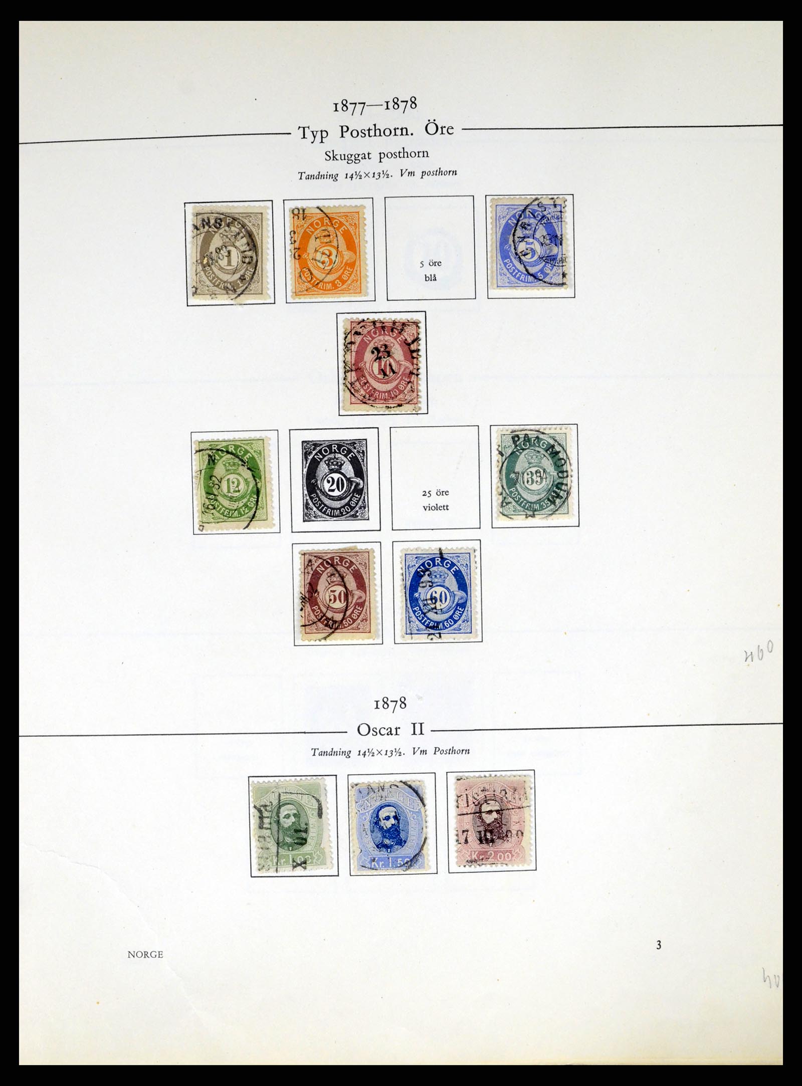 37387 003 - Postzegelverzameling 37387 Scandinavië 1851-1960.