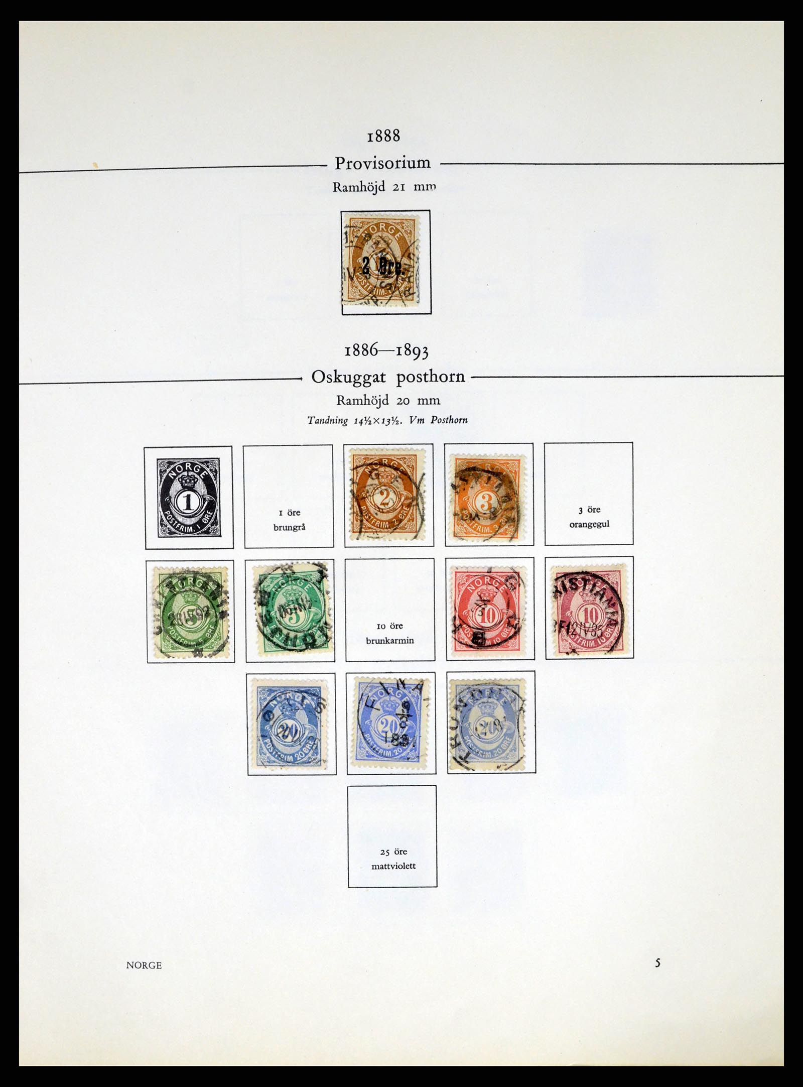 37387 005 - Postzegelverzameling 37387 Scandinavië 1851-1960.