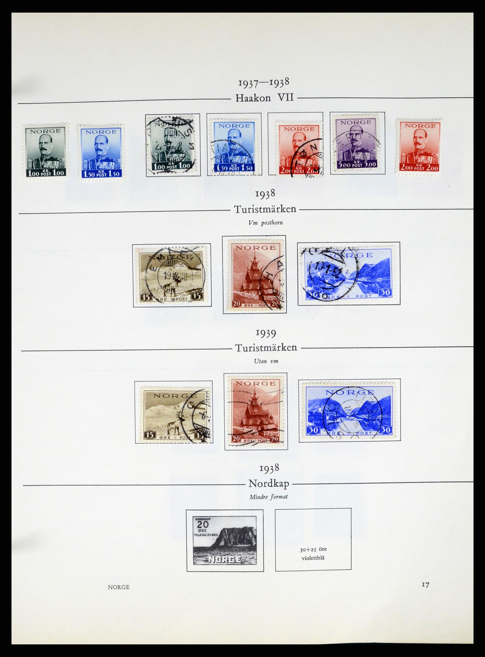37387 017 - Postzegelverzameling 37387 Scandinavië 1851-1960.