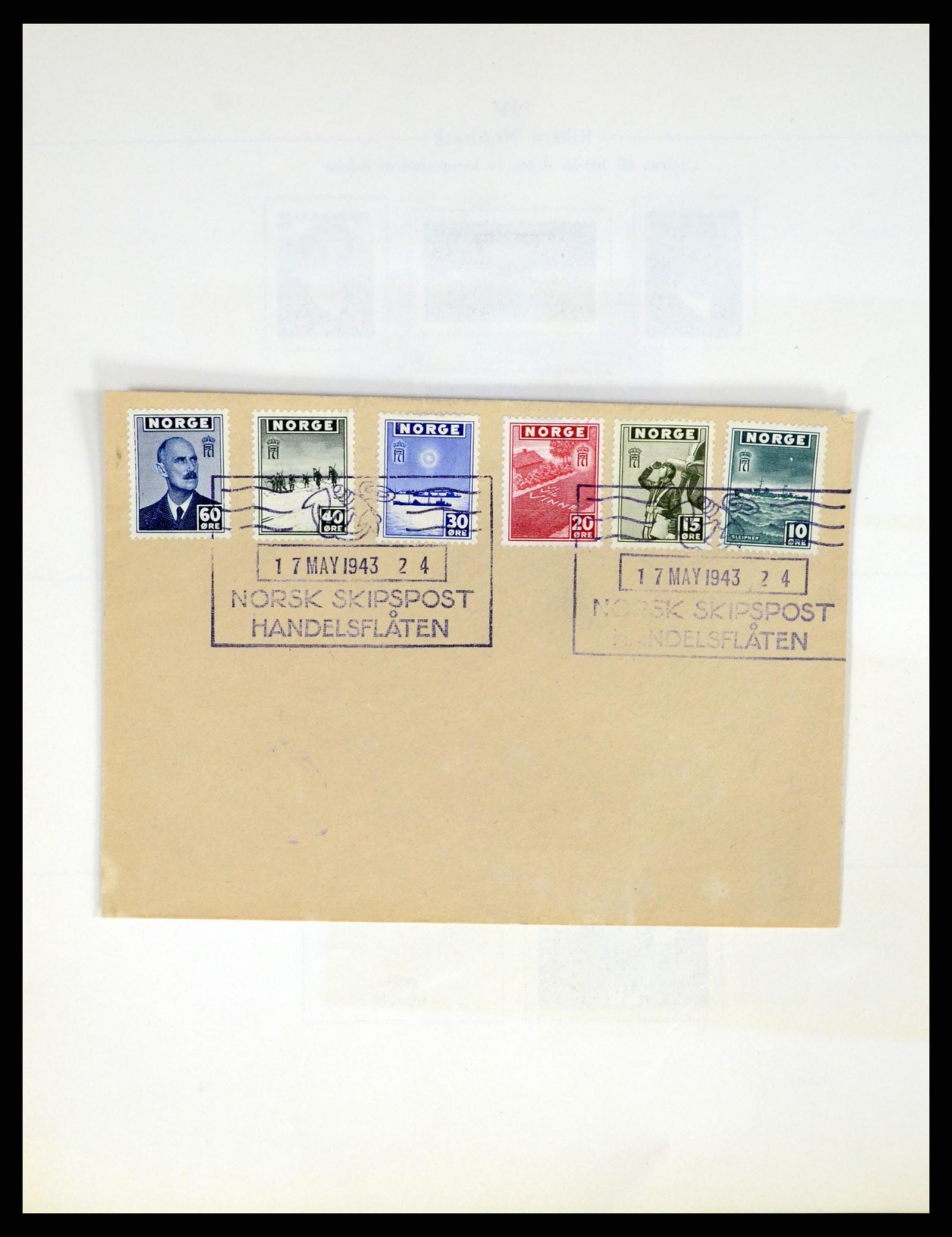 37387 025 - Postzegelverzameling 37387 Scandinavië 1851-1960.
