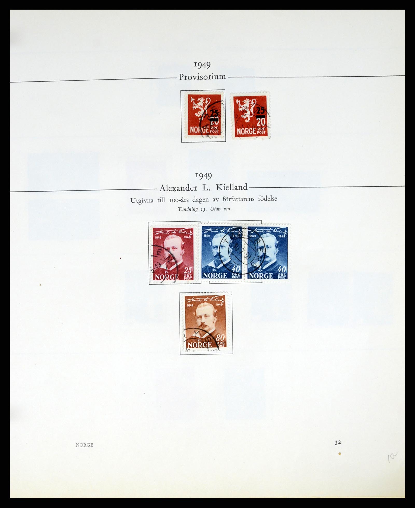 37387 033 - Postzegelverzameling 37387 Scandinavië 1851-1960.
