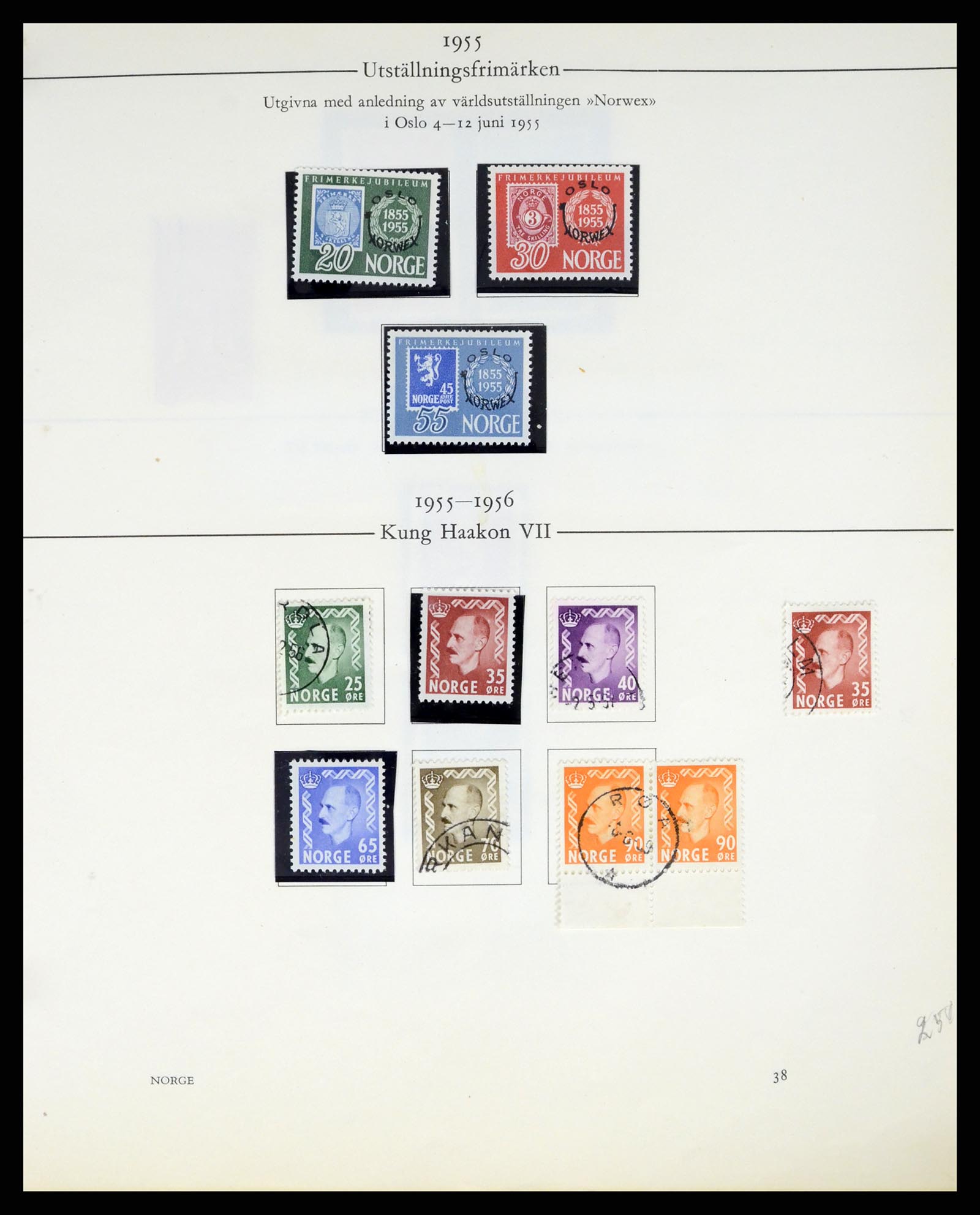 37387 039 - Postzegelverzameling 37387 Scandinavië 1851-1960.