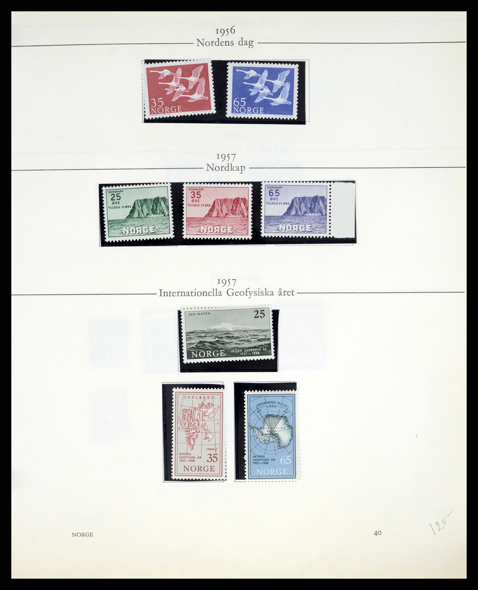 37387 041 - Postzegelverzameling 37387 Scandinavië 1851-1960.