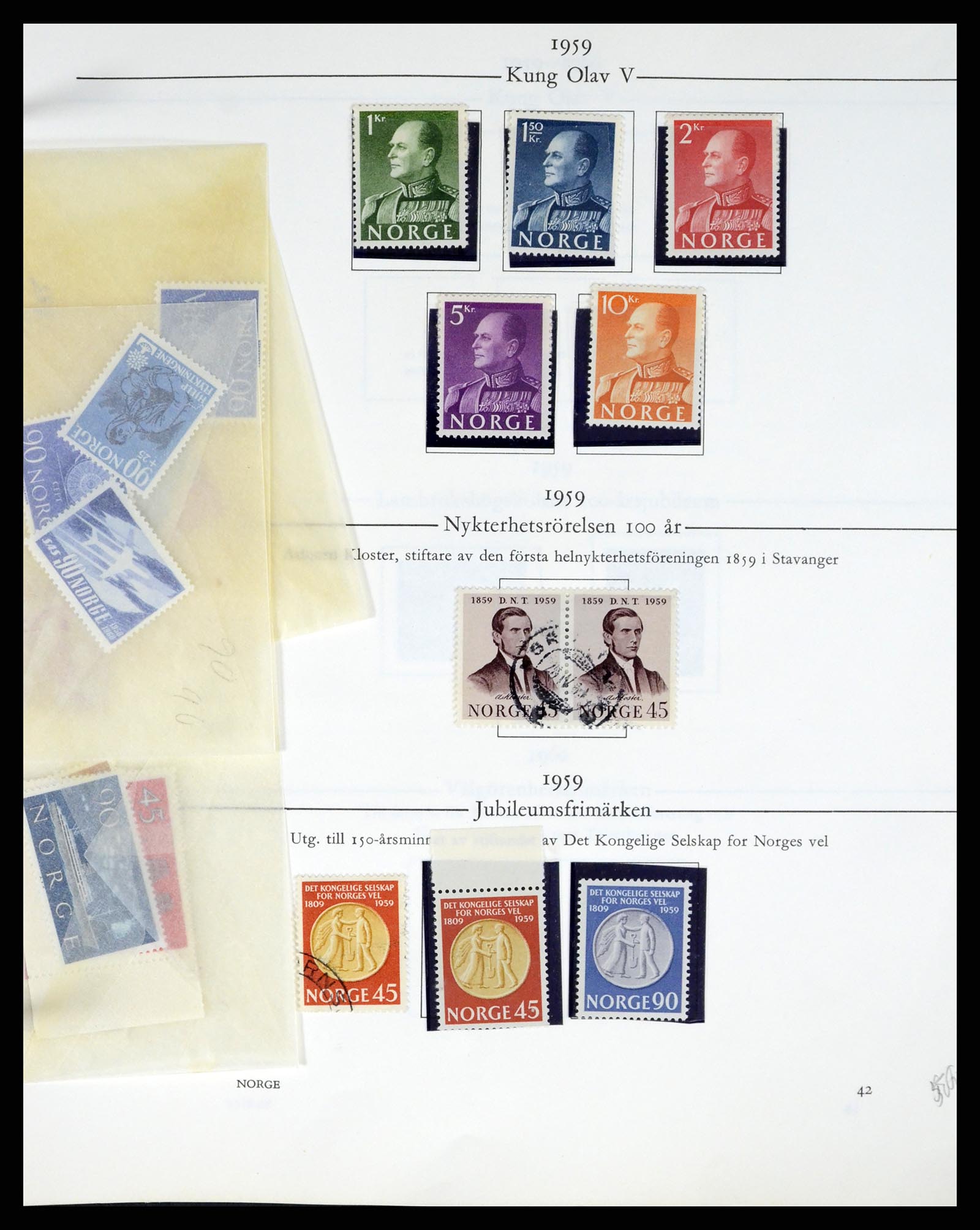37387 043 - Postzegelverzameling 37387 Scandinavië 1851-1960.