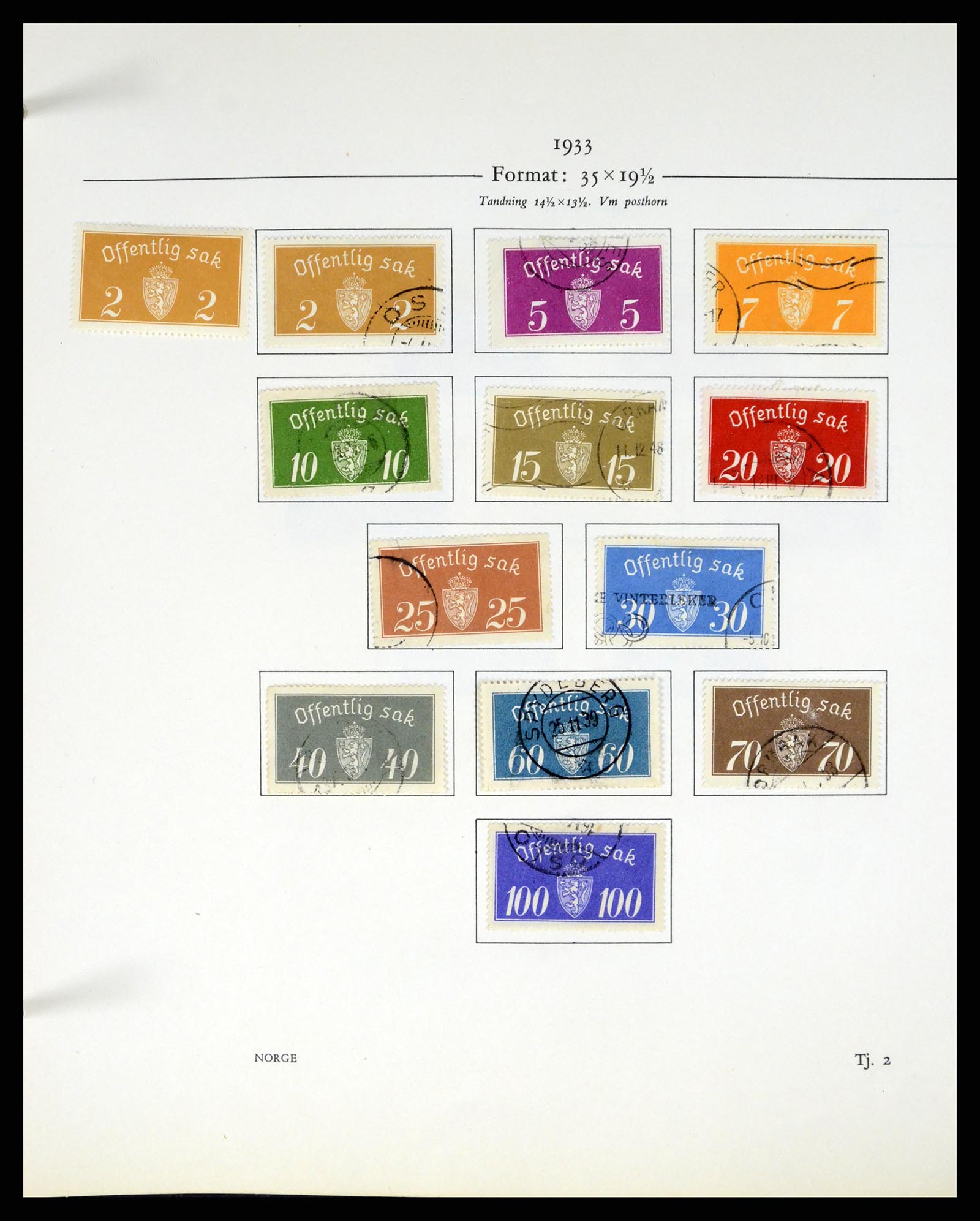 37387 045 - Postzegelverzameling 37387 Scandinavië 1851-1960.