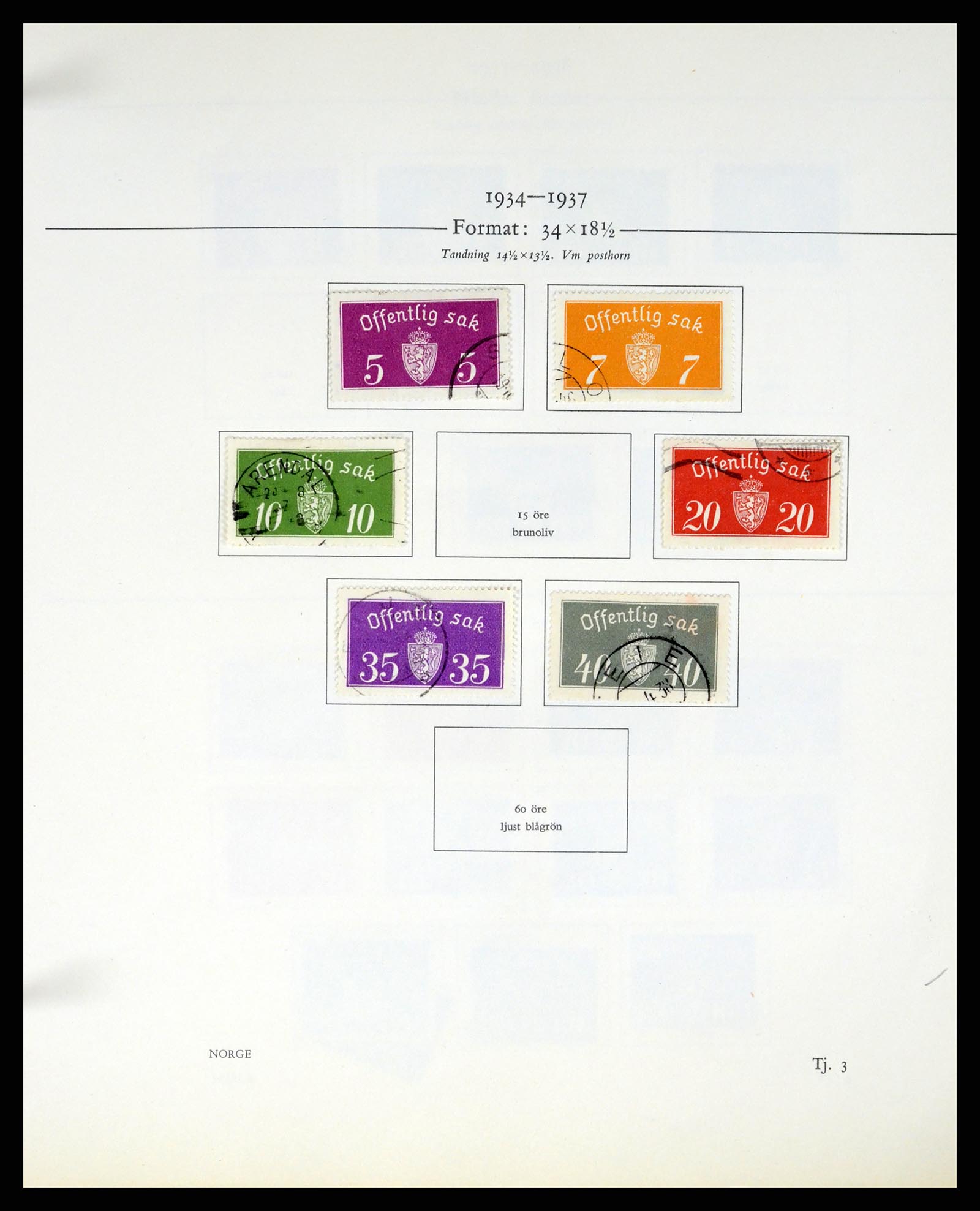 37387 046 - Stamp collection 37387 Scandinavia 1851-1960.