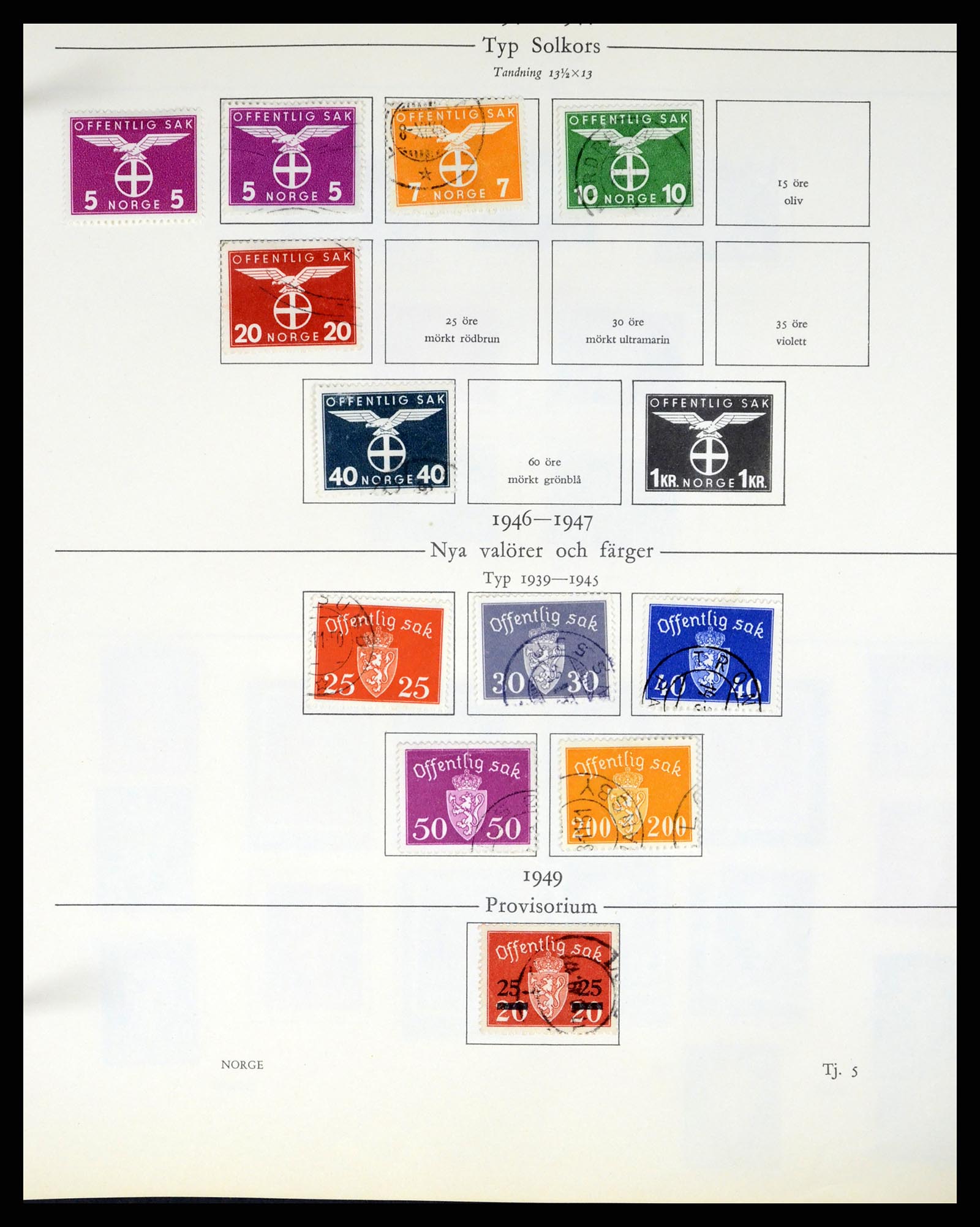 37387 048 - Postzegelverzameling 37387 Scandinavië 1851-1960.