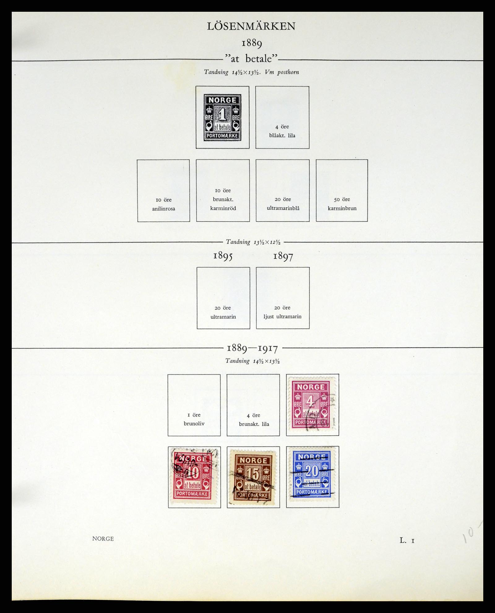 37387 051 - Postzegelverzameling 37387 Scandinavië 1851-1960.