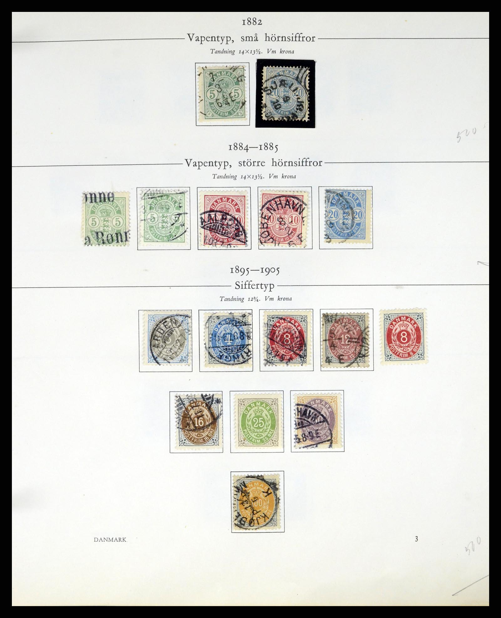 37387 055 - Postzegelverzameling 37387 Scandinavië 1851-1960.