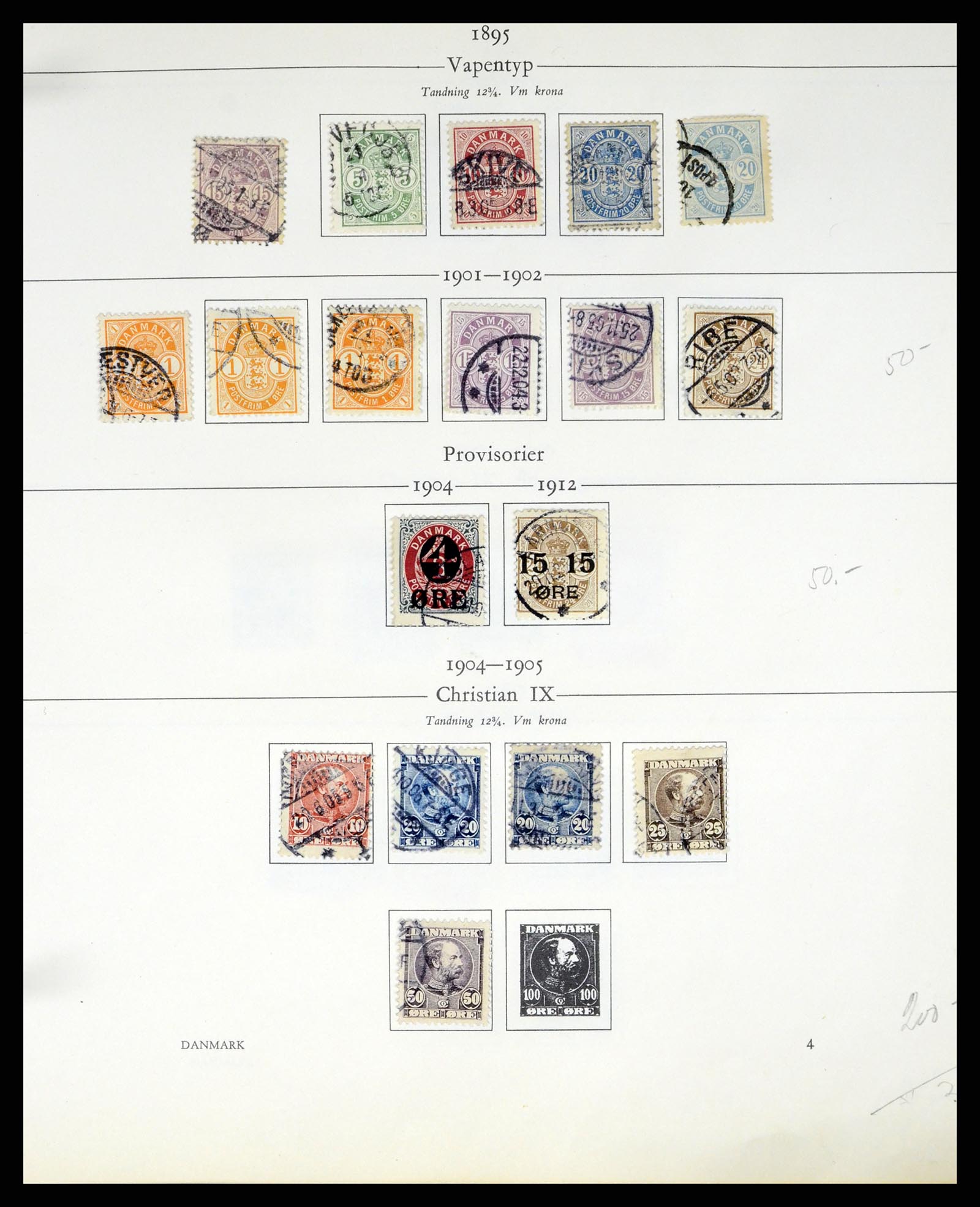 37387 056 - Postzegelverzameling 37387 Scandinavië 1851-1960.