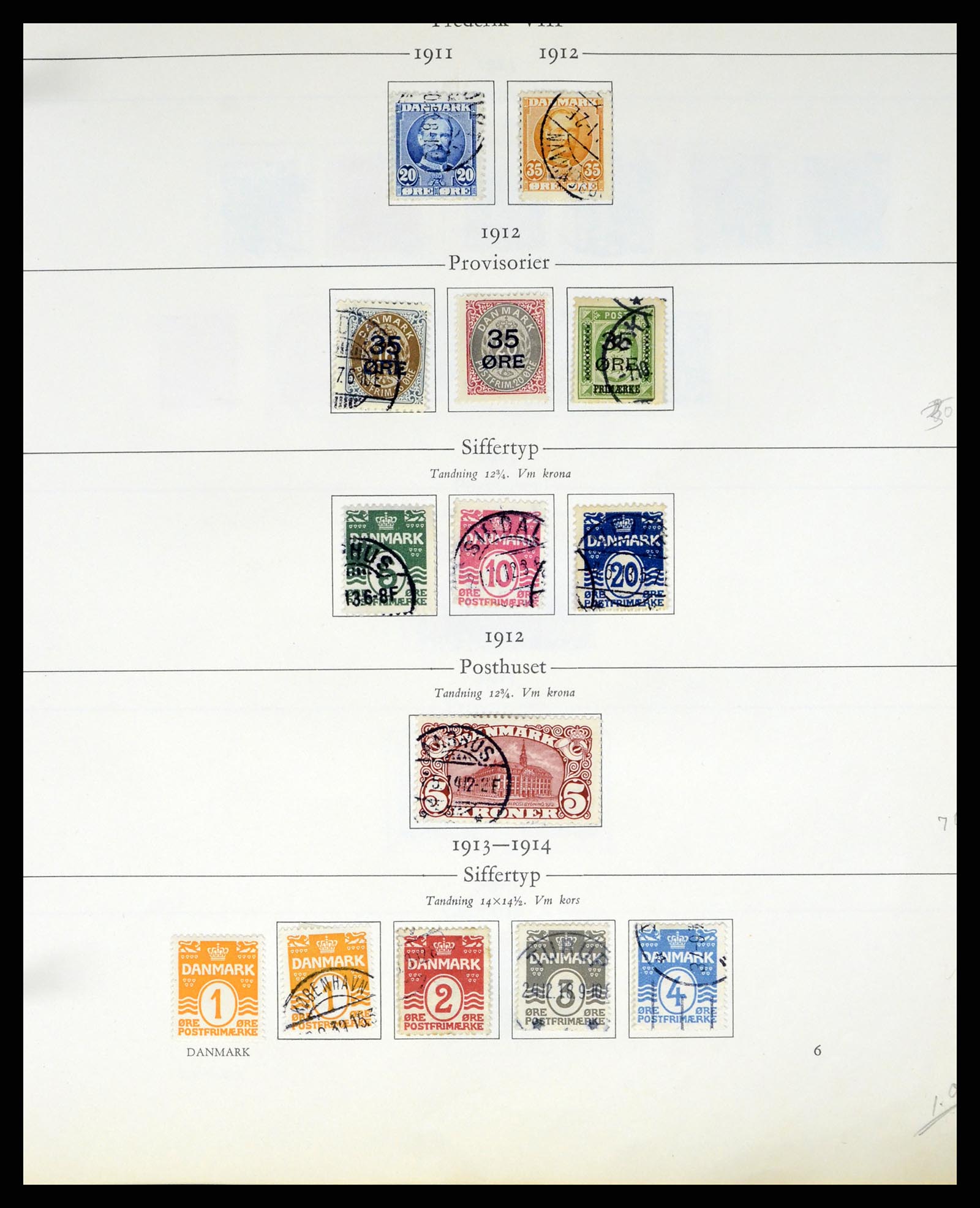 37387 058 - Postzegelverzameling 37387 Scandinavië 1851-1960.