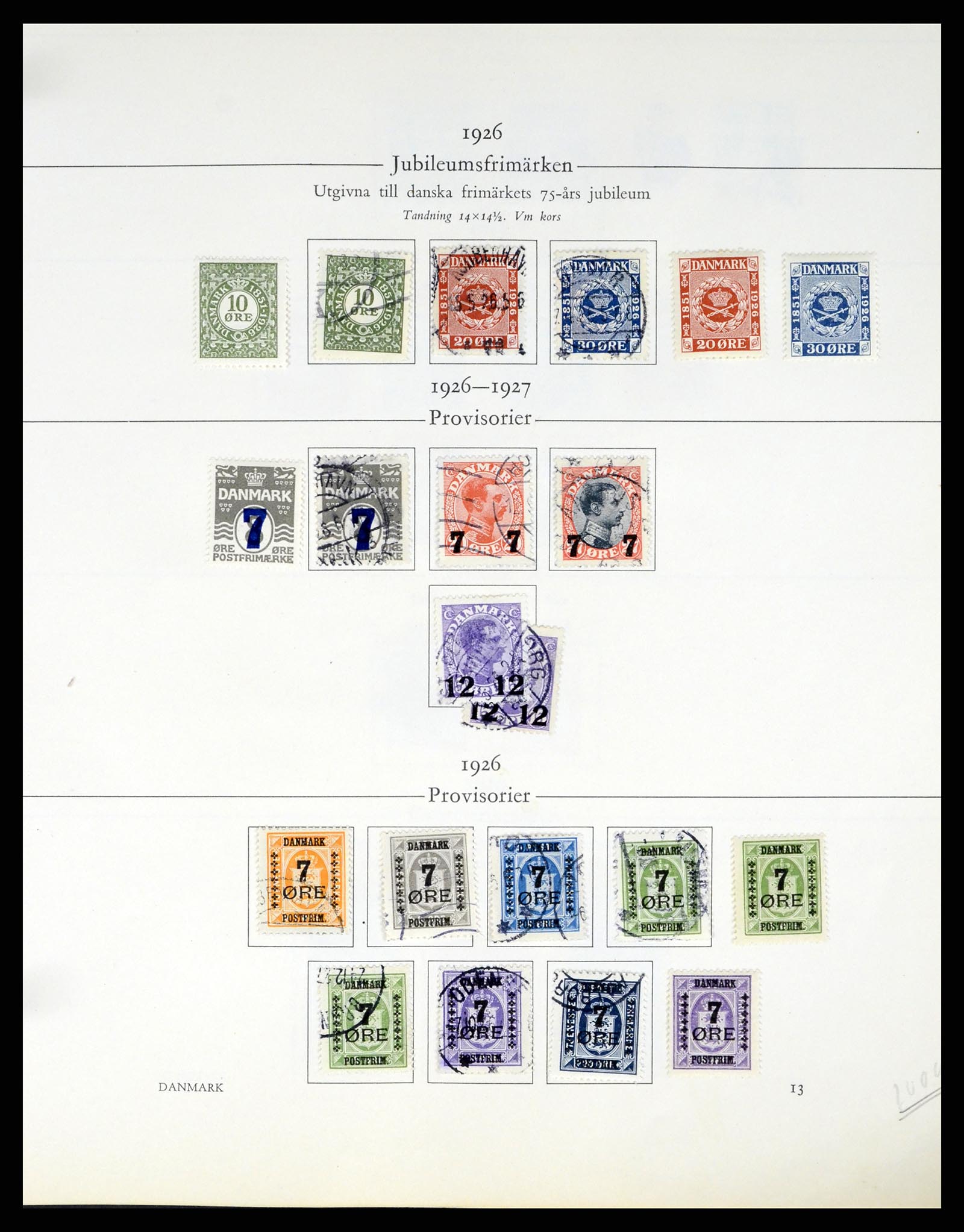 37387 065 - Postzegelverzameling 37387 Scandinavië 1851-1960.
