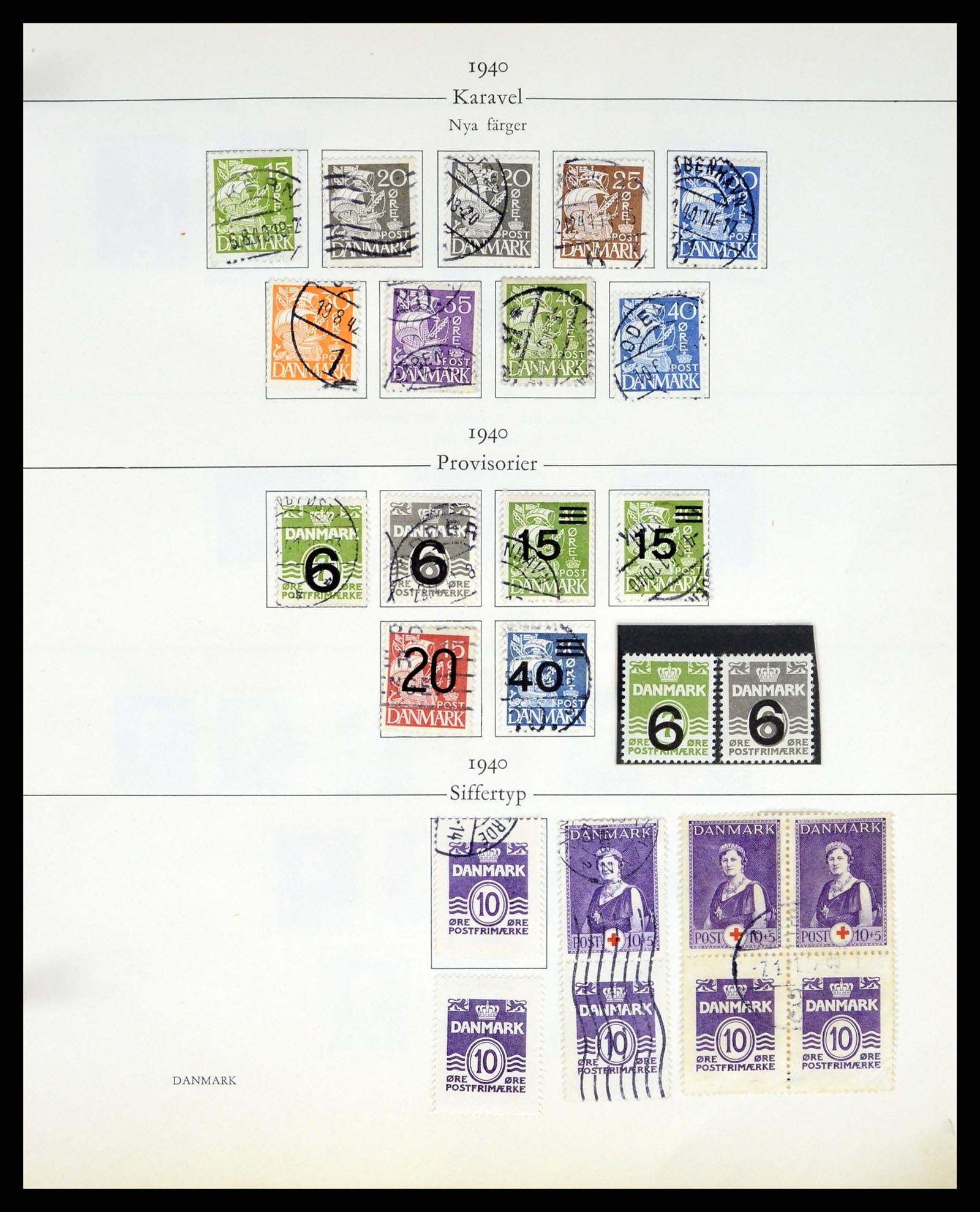 37387 073 - Postzegelverzameling 37387 Scandinavië 1851-1960.
