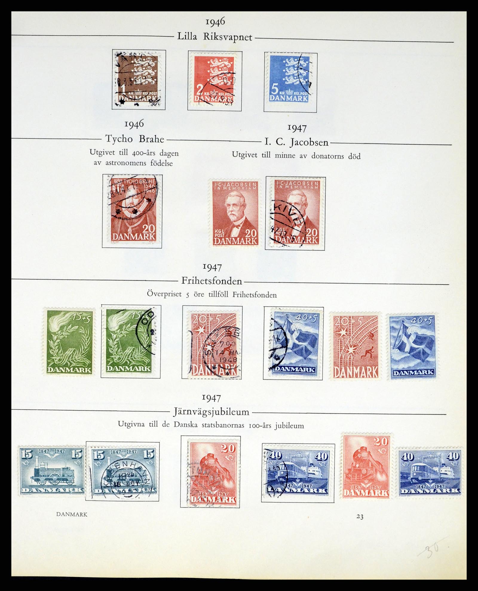 37387 076 - Postzegelverzameling 37387 Scandinavië 1851-1960.