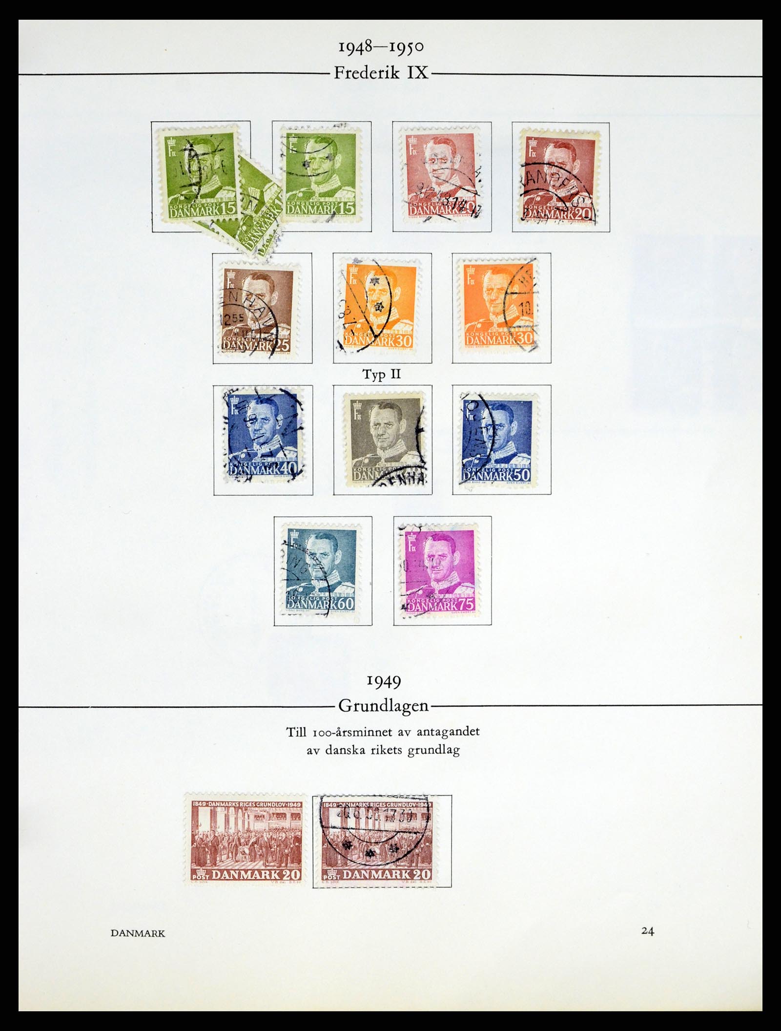 37387 077 - Postzegelverzameling 37387 Scandinavië 1851-1960.