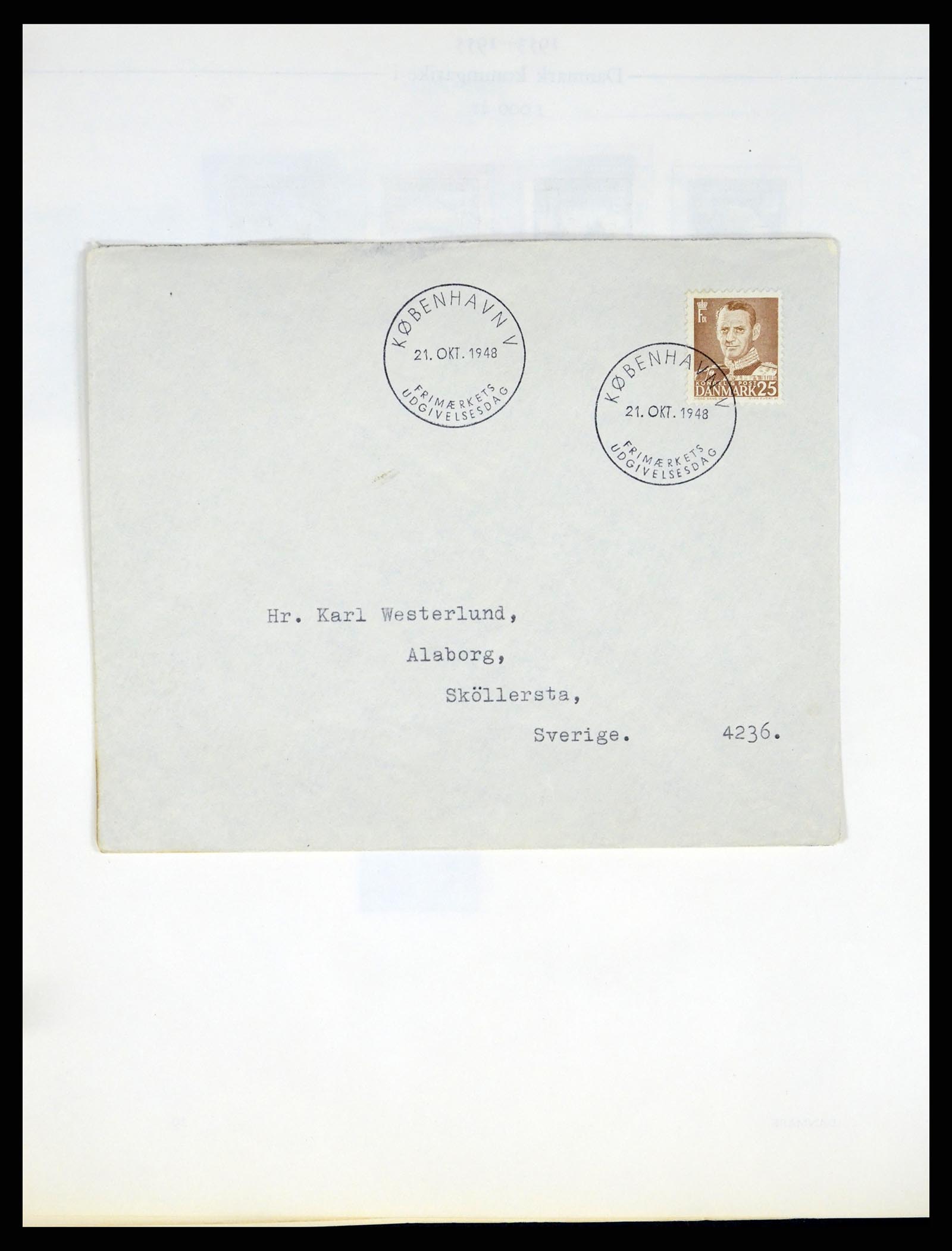 37387 078 - Postzegelverzameling 37387 Scandinavië 1851-1960.