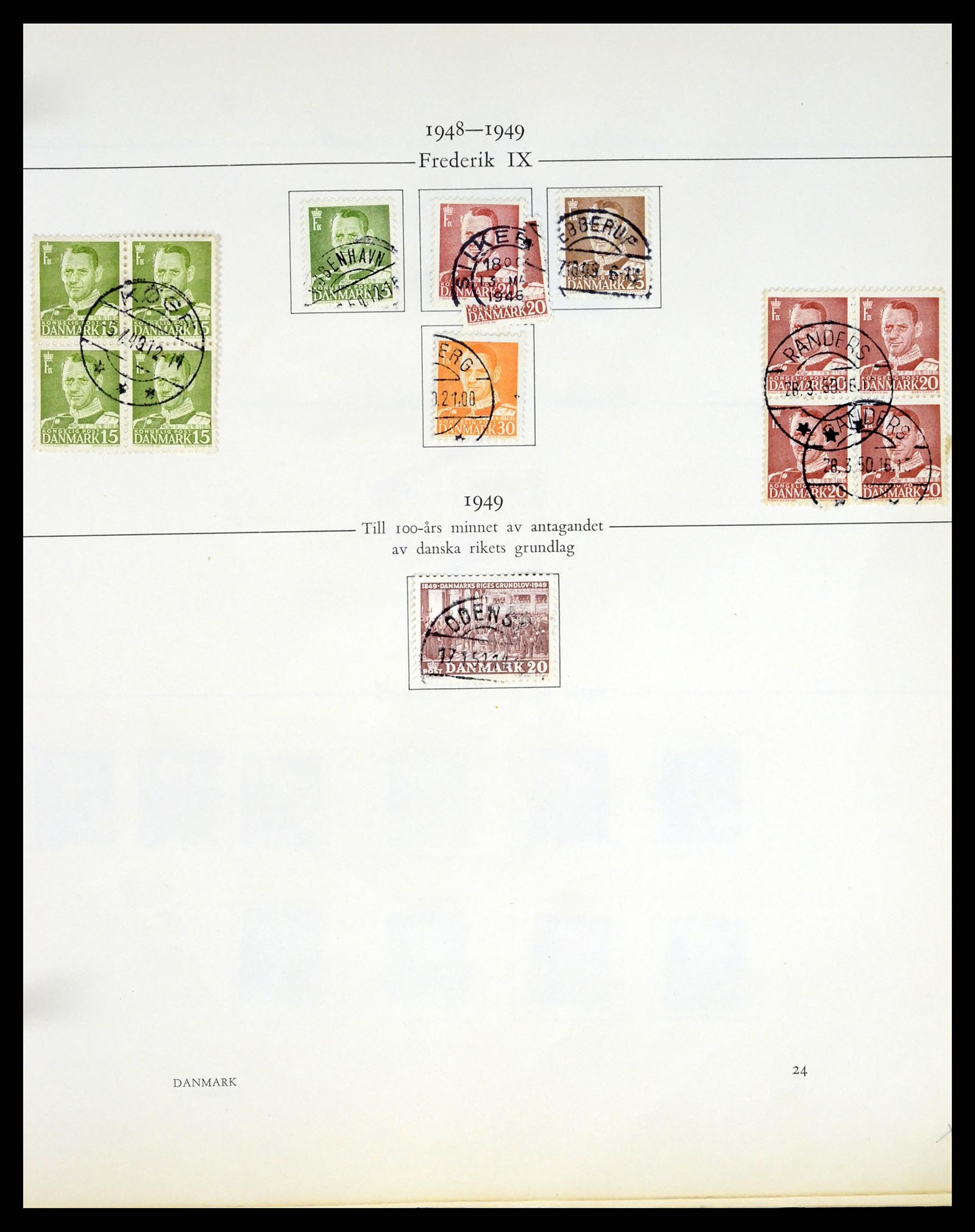 37387 079 - Postzegelverzameling 37387 Scandinavië 1851-1960.