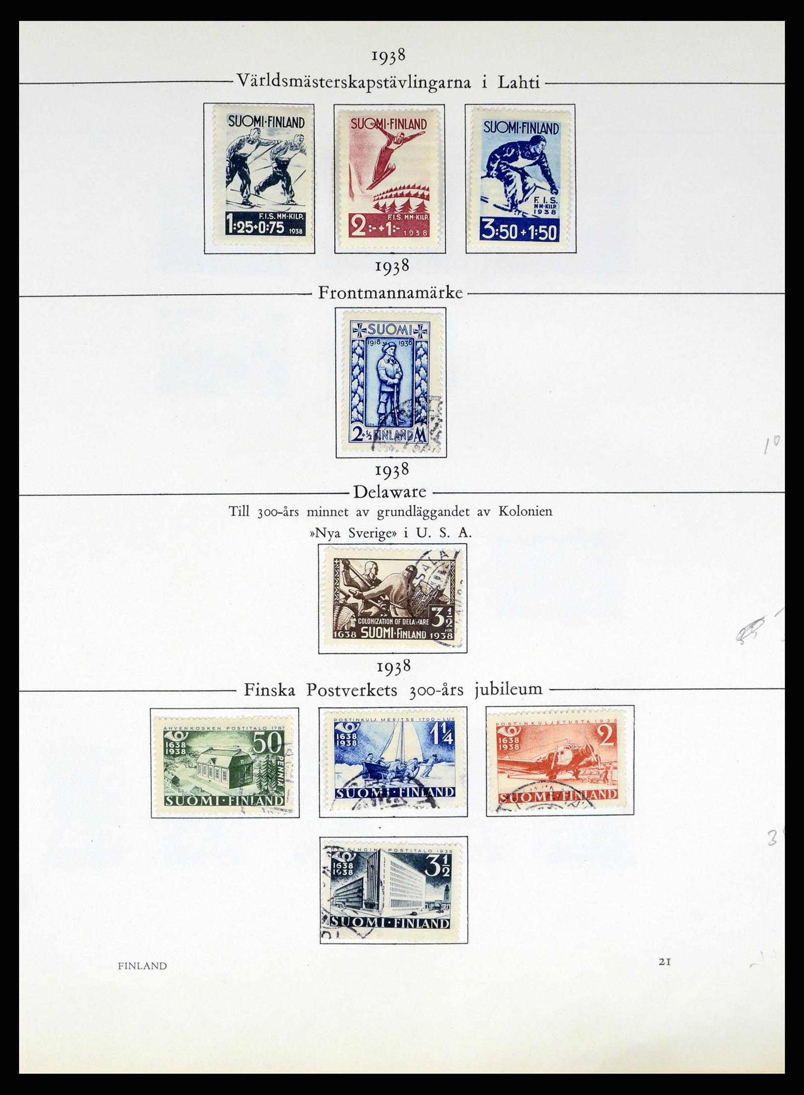 37387 183 - Postzegelverzameling 37387 Scandinavië 1851-1960.